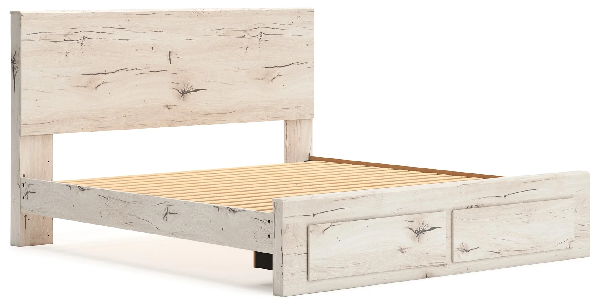 Lawroy Light Natural King Panel Storage Bed (Online Special Price) - Image 9