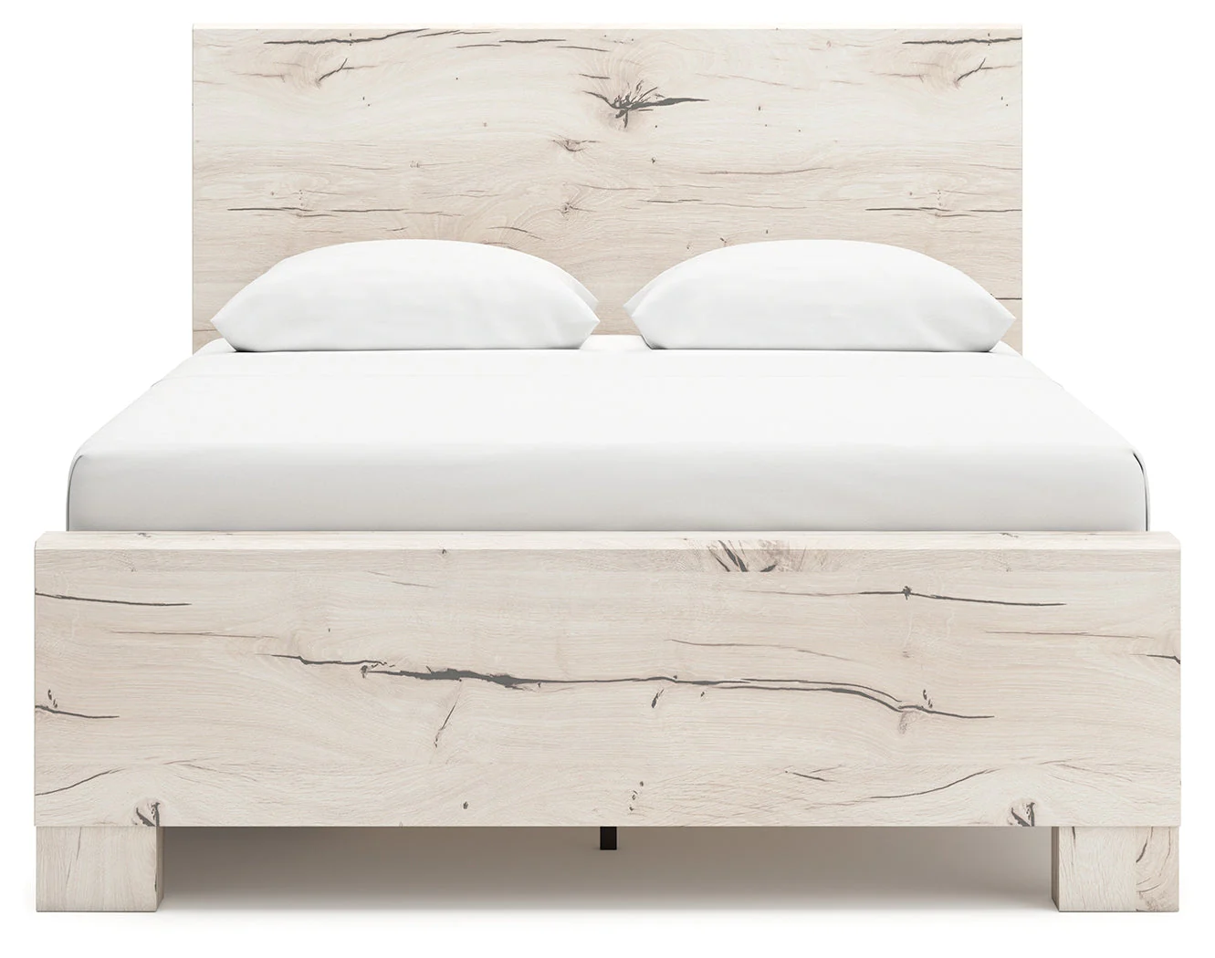 Lawroy Light Natural Queen Panel Bed with Storage (Online Special Price) - Image 5
