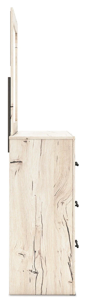 Lawroy Light Natural Queen Panel Storage Bed & Dresser & Mirror (Online Special Price) - Image 6