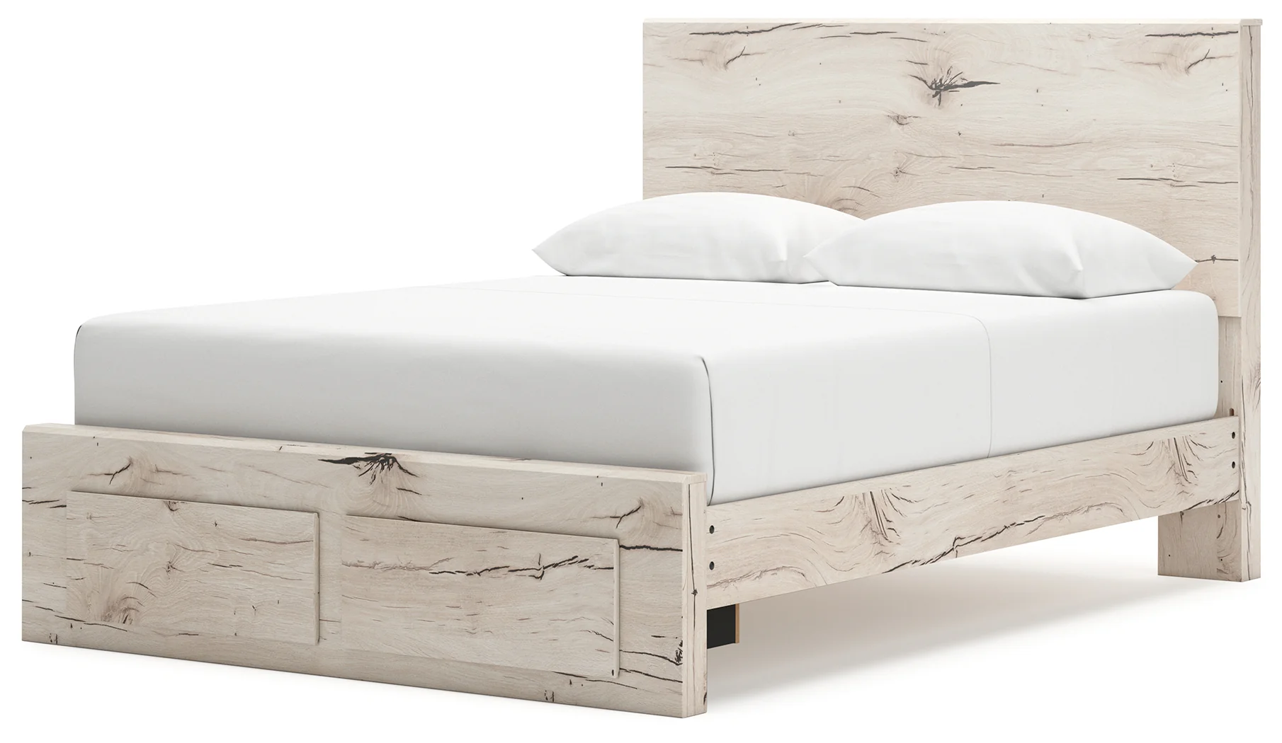 Lawroy Light Natural Queen Storage Bedroom Set with 2 Dressers, Mirror and 2 Nightstands - Image 23