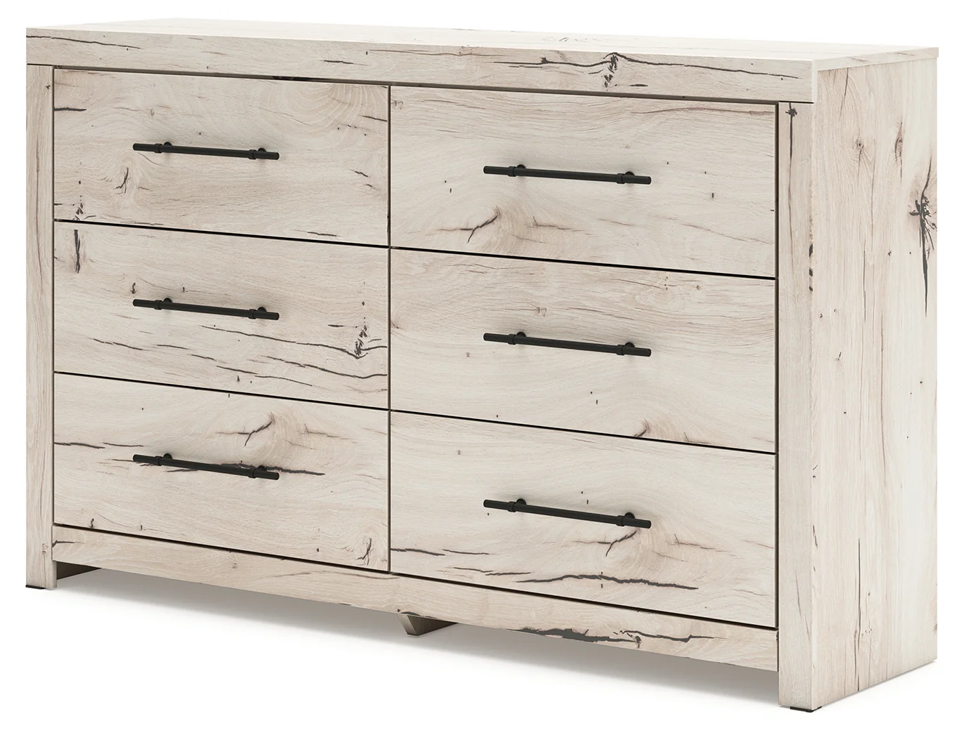 Lawroy Light Natural Queen Storage Bedroom Set with 2 Dressers, Mirror and 2 Nightstands - Image 8
