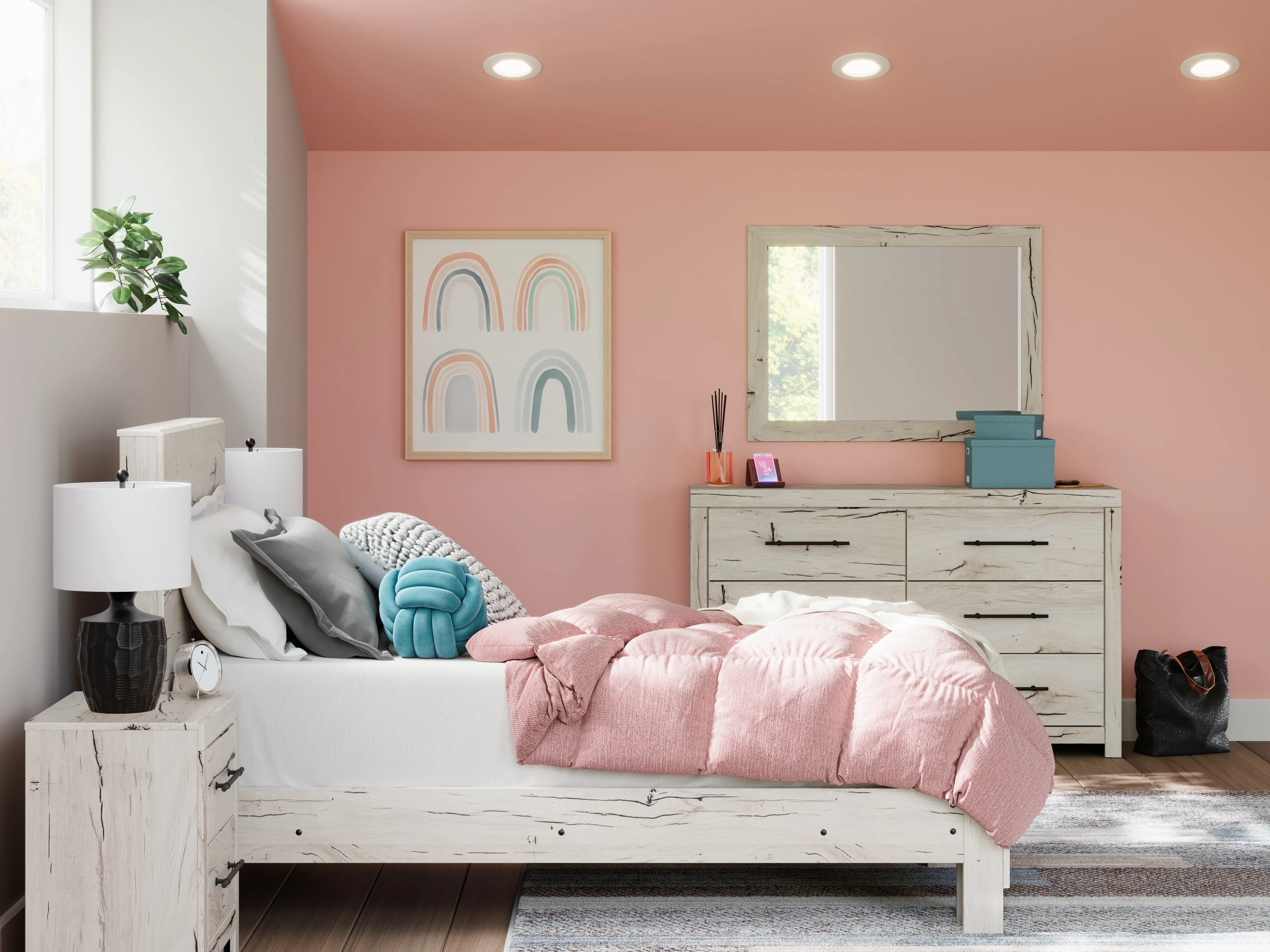 Lawroy Light Natural Twin Panel Youth Bed (Online Special Price) - Image 10