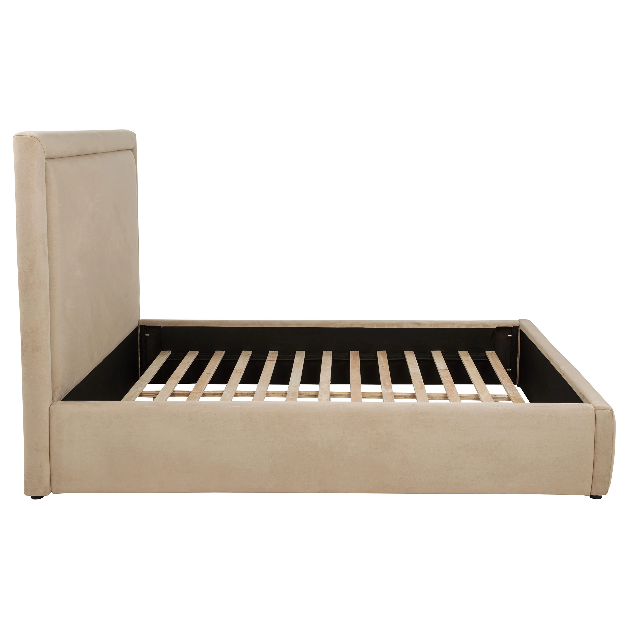 Lawson Light Saddle 55-inch Upholstered Queen Platform Bed - Image 6