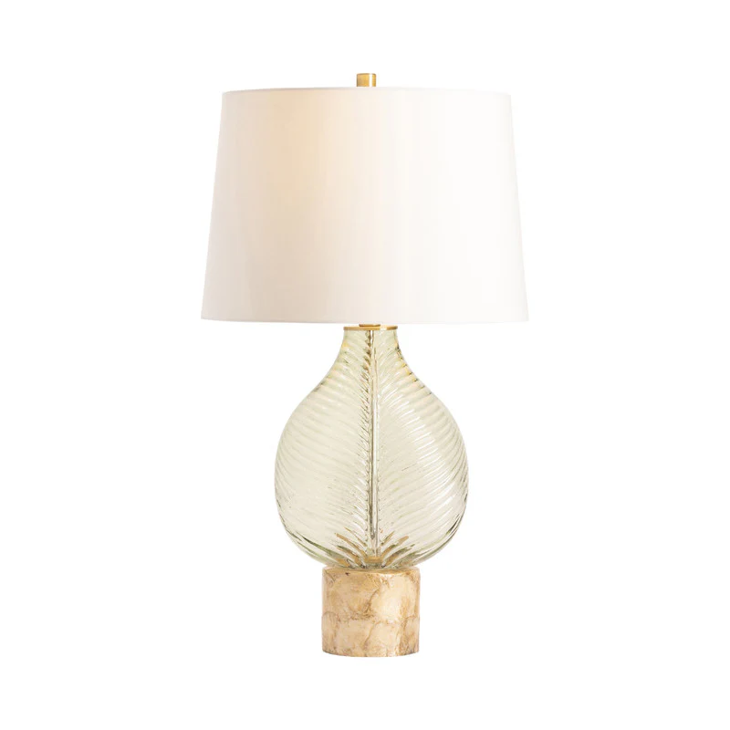 Leaf Green/Natural Table Lamp - Image 3
