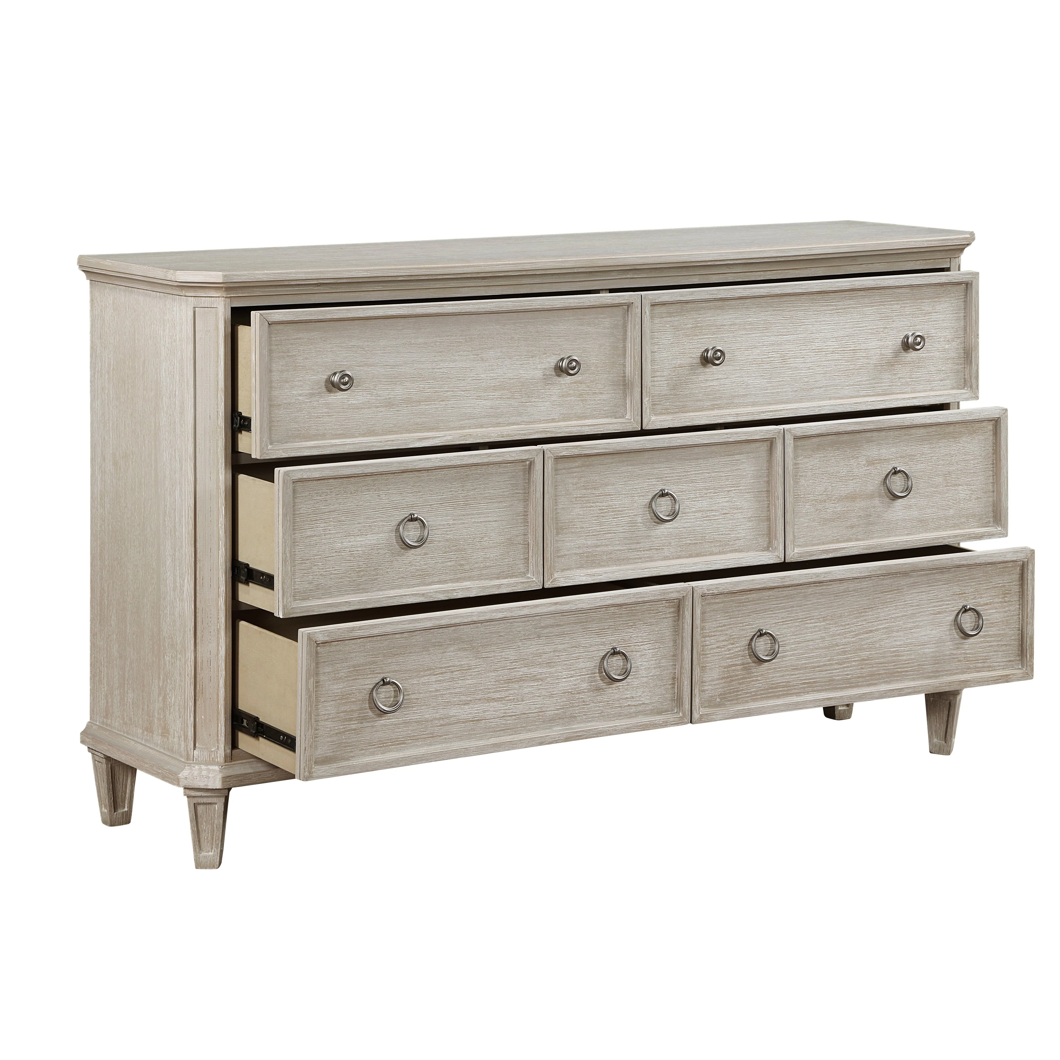Leander Light Brownish-Gray 4-Piece Queen Bedroom Set - Image 11
