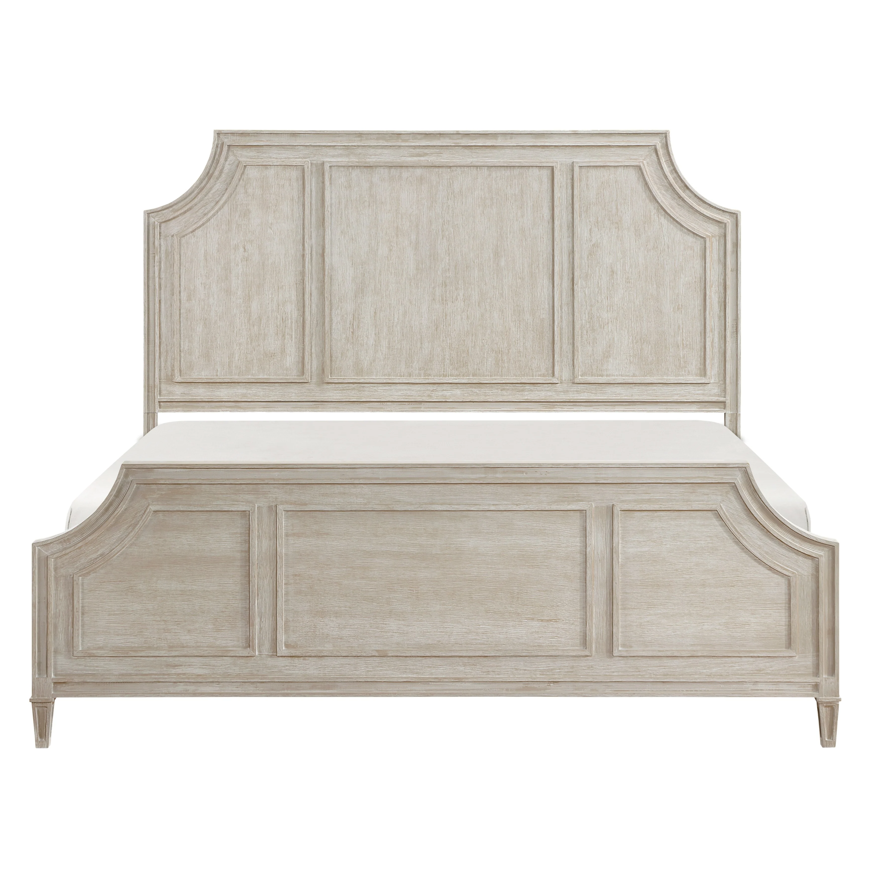 Leander Light Brownish-Gray 4-Piece Queen Bedroom Set - Image 2
