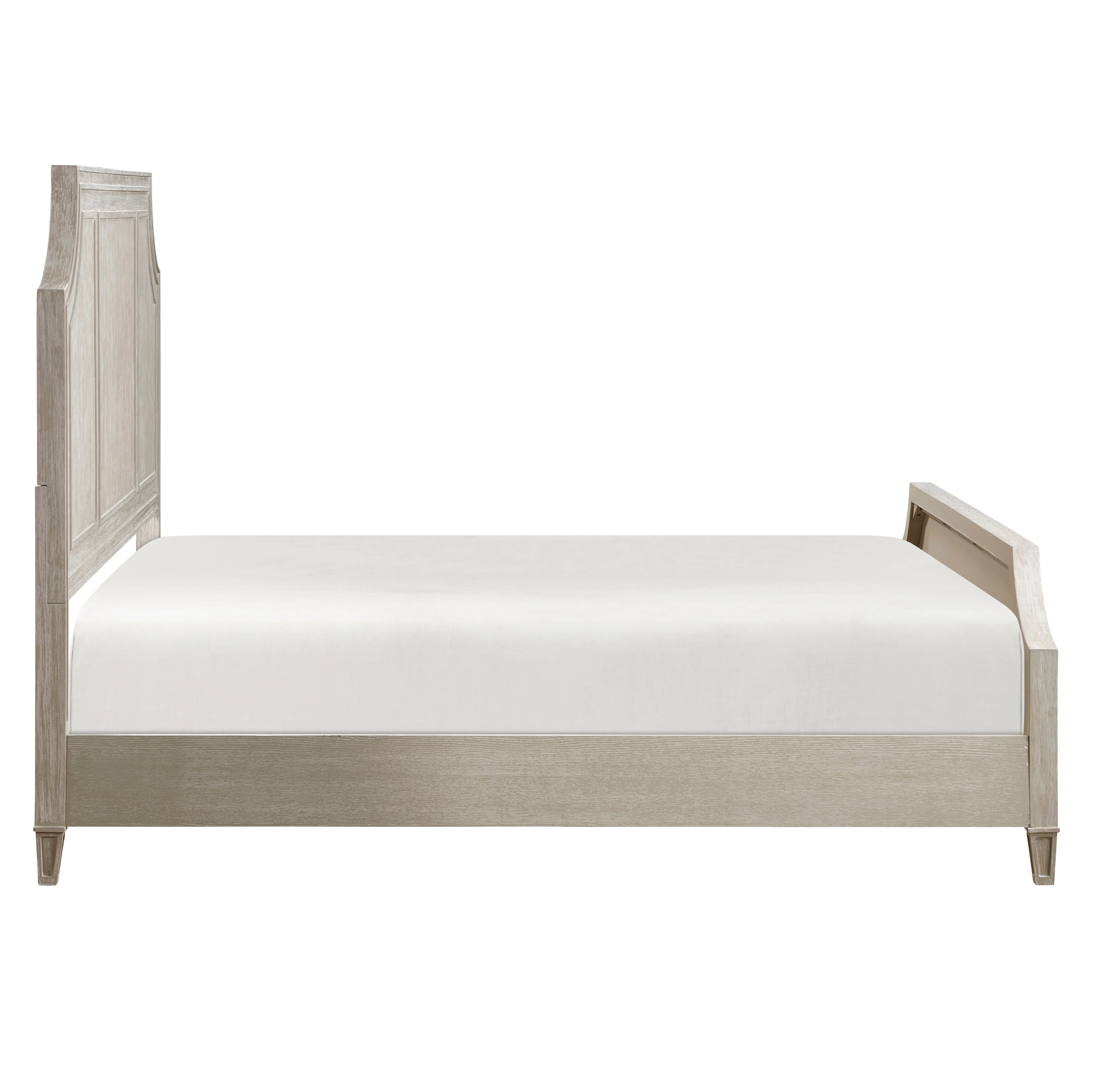 Leander Light Brownish-Gray 4-Piece Queen Bedroom Set - Image 4