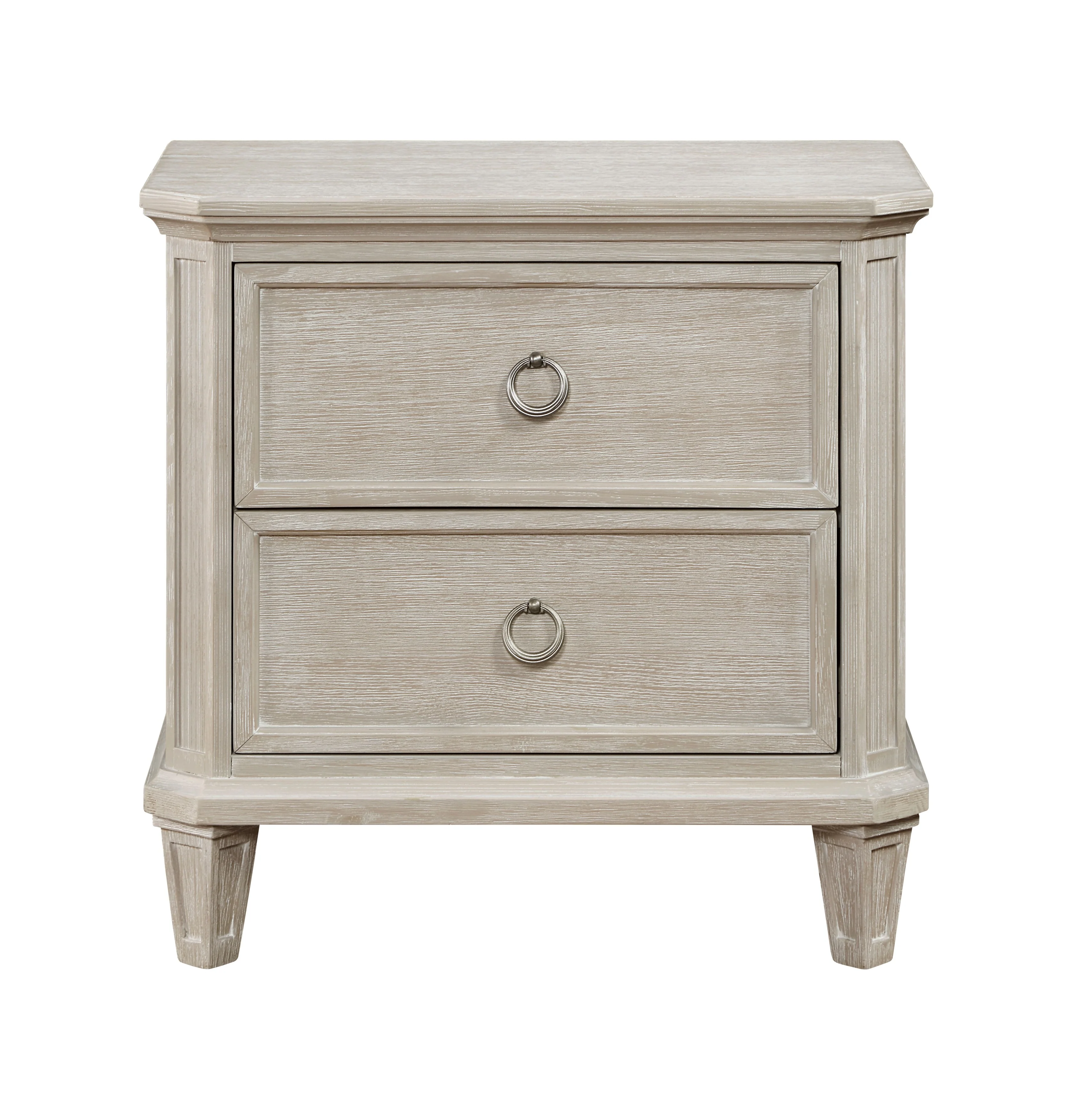 Leander Light Brownish-Gray 4-Piece Queen Bedroom Set - Image 6