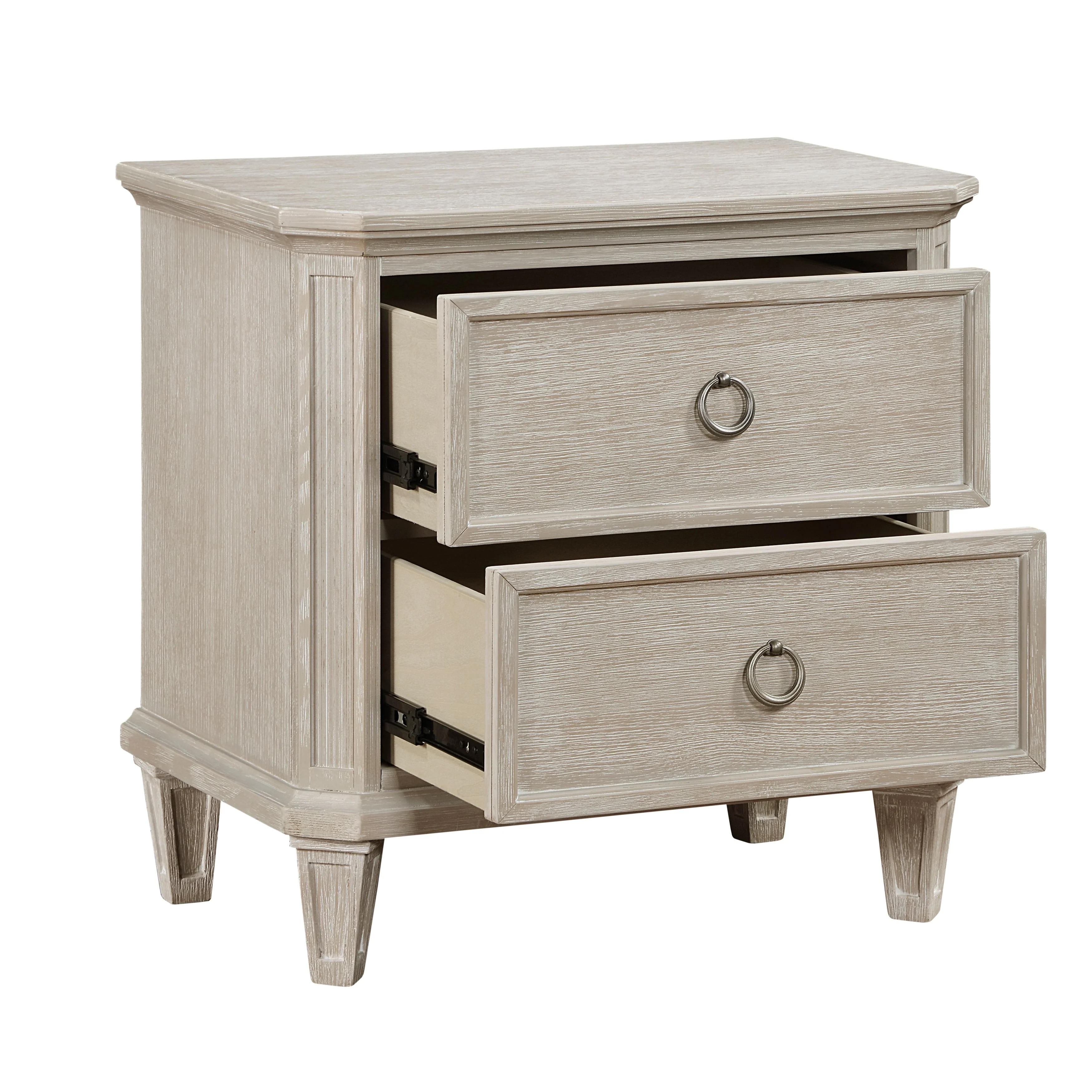 Leander Light Brownish-Gray 4-Piece Queen Bedroom Set - Image 7