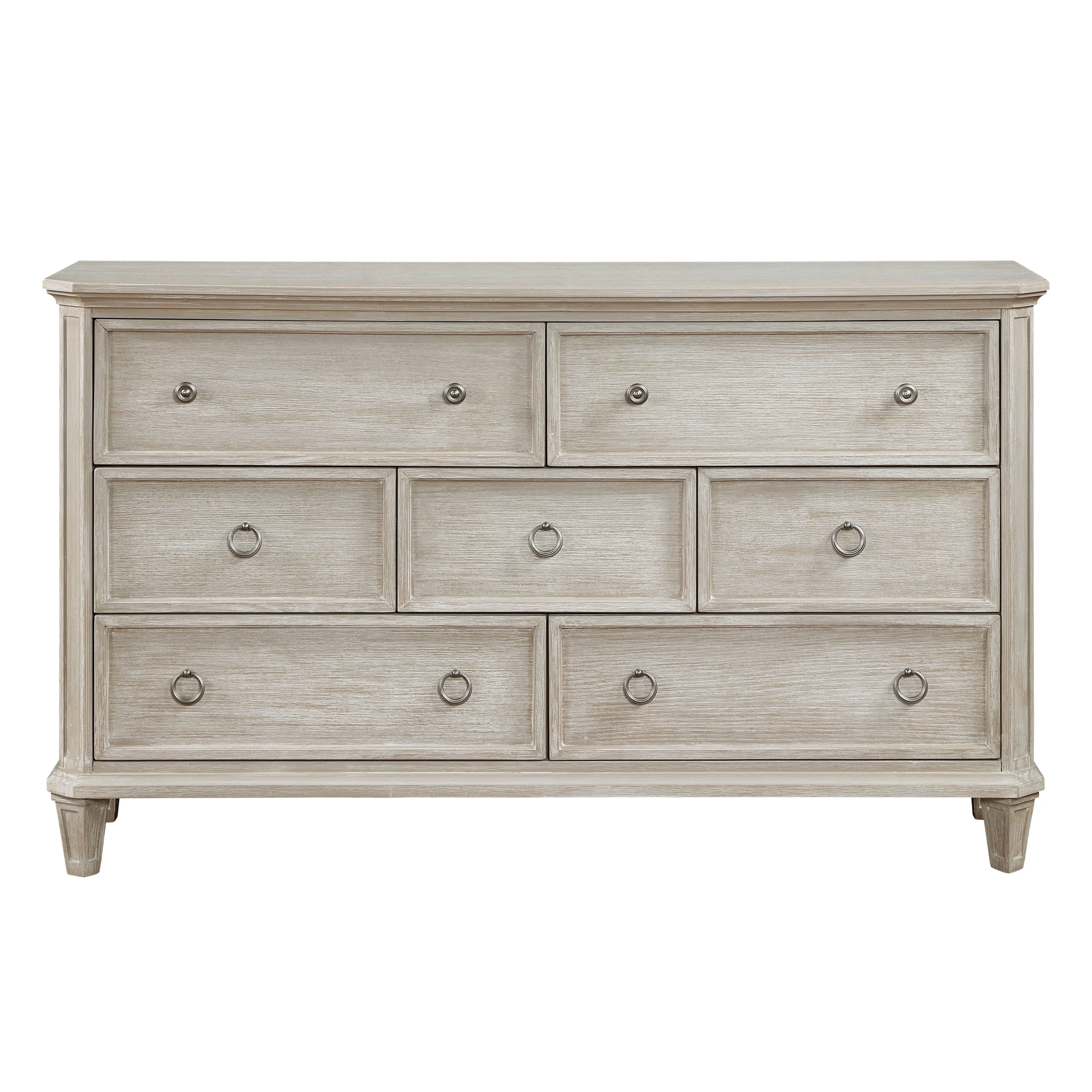 Leander Light Brownish-Gray 4-Piece Queen Bedroom Set - Image 9