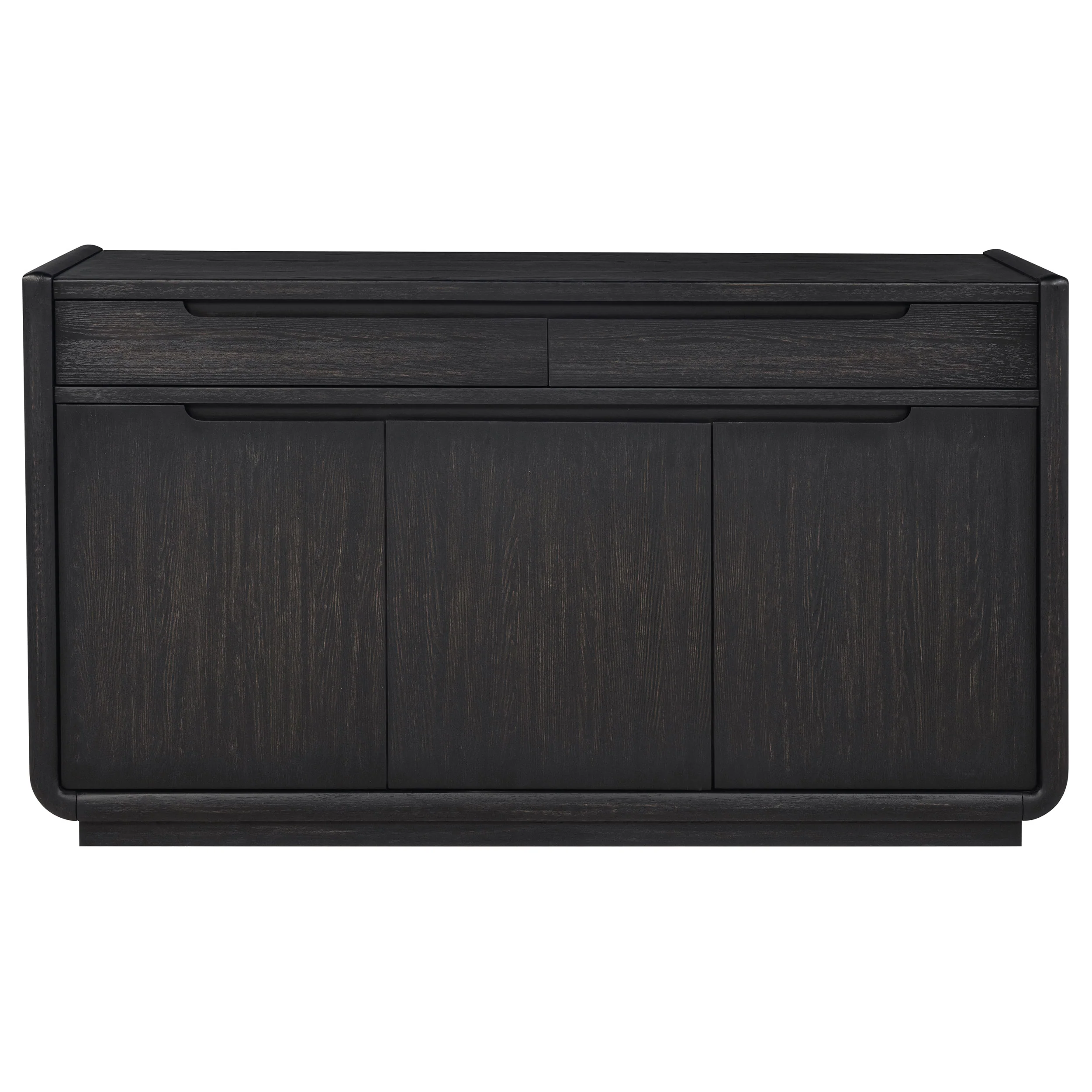 Leandro Burnished Black 2-drawer Dining Sideboard Server - Image 2