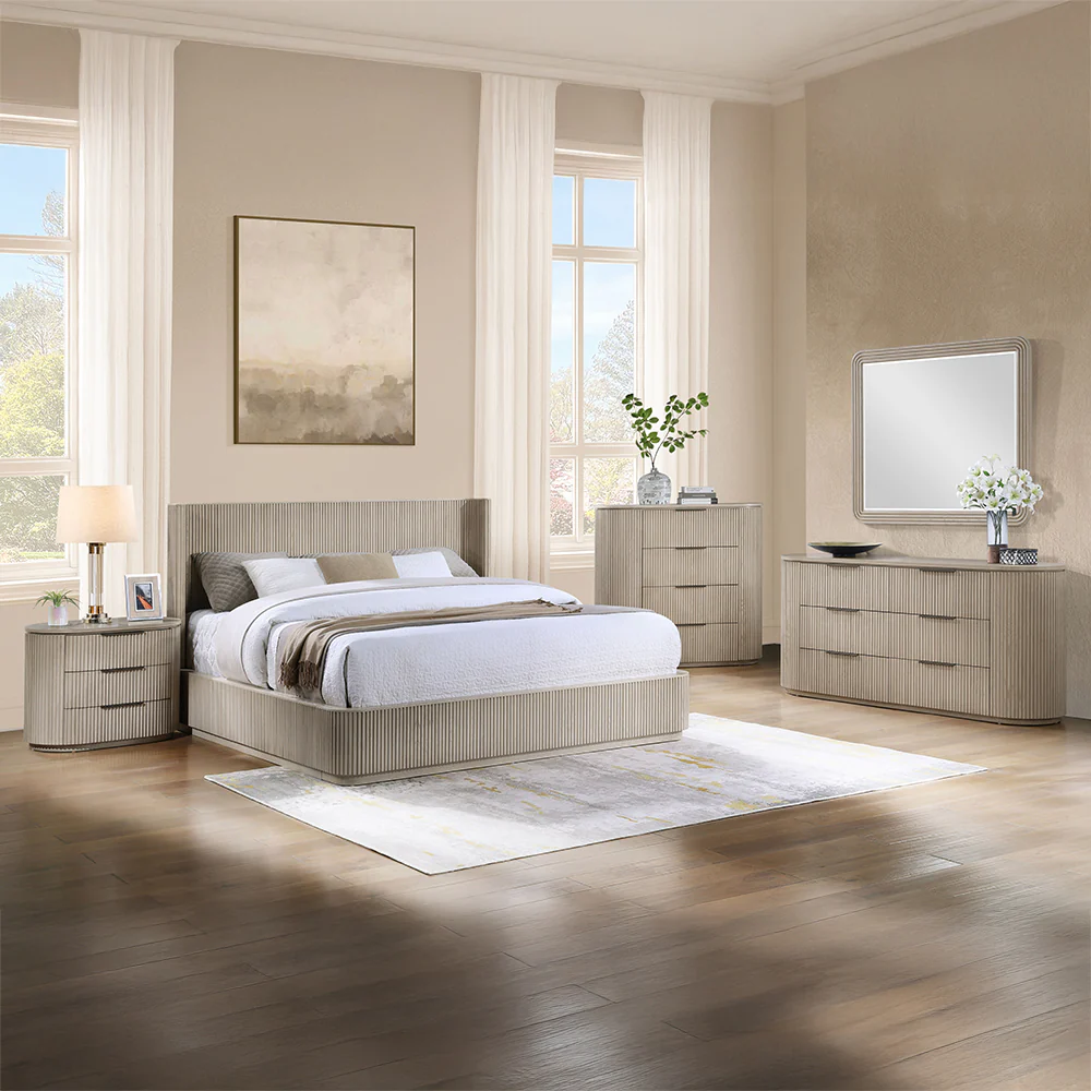 Leanna Light Oak Eastern King Bed - Image 7