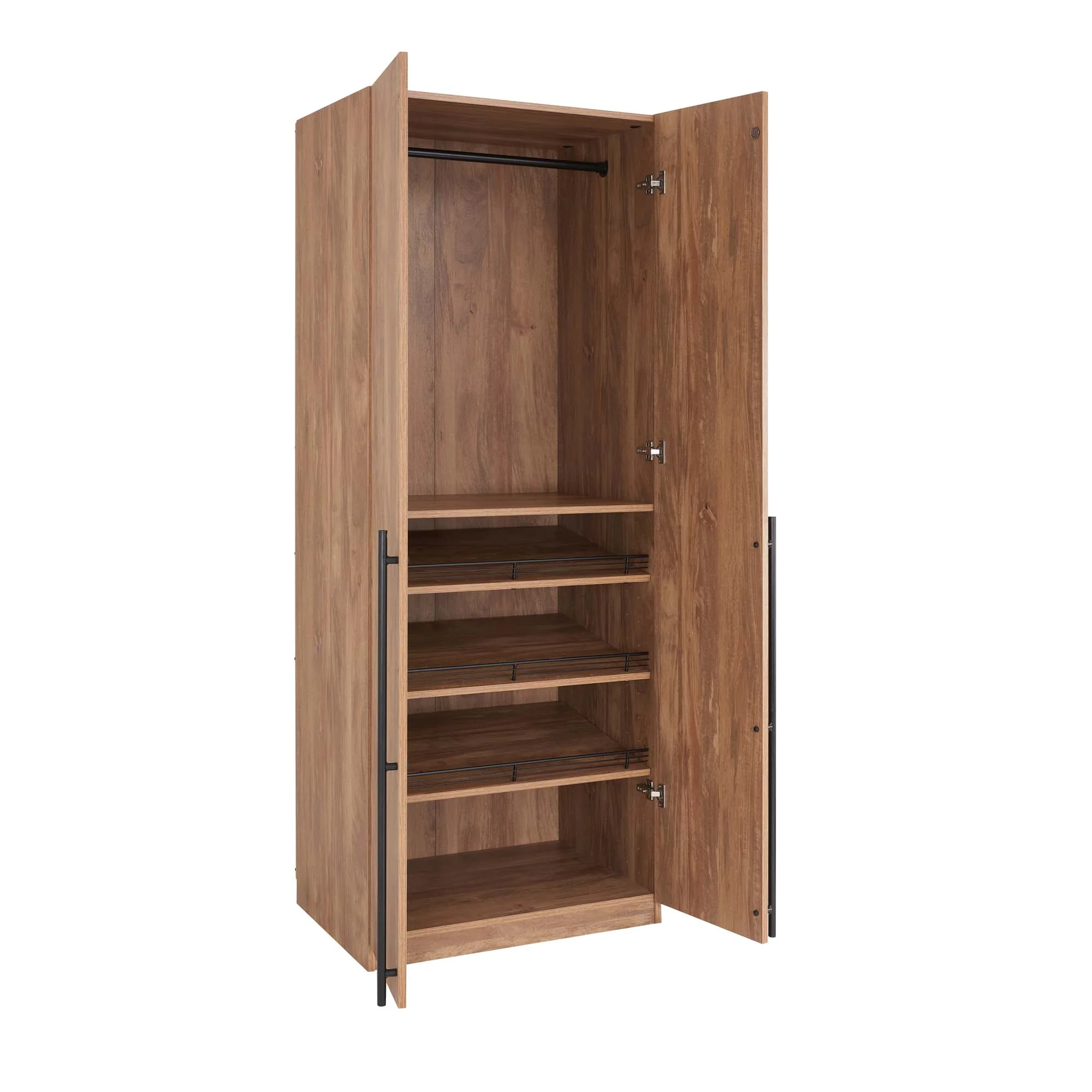 Lee 2-Piece Module Wardrobe 1.0 & 3.0 Closet in Golden Brown - Image 11