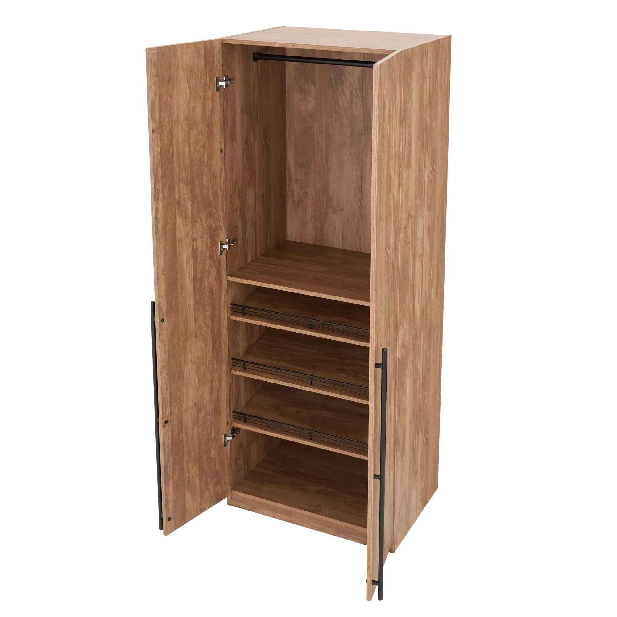 Lee 2-Piece Module Wardrobe 1.0 & 3.0 Closet in Golden Brown - Image 12