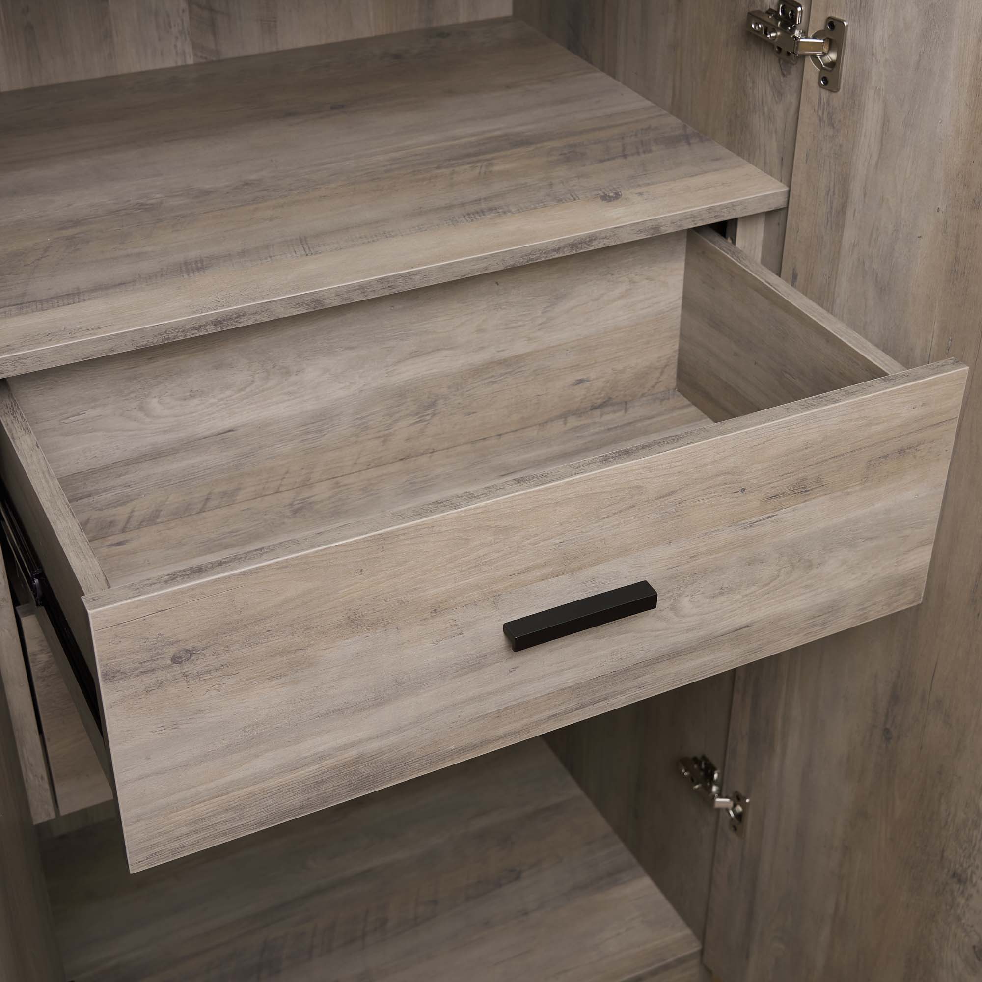 Lee Wardrobe Closet 1.0 in Rustic Grey (set of 3) - Image 16