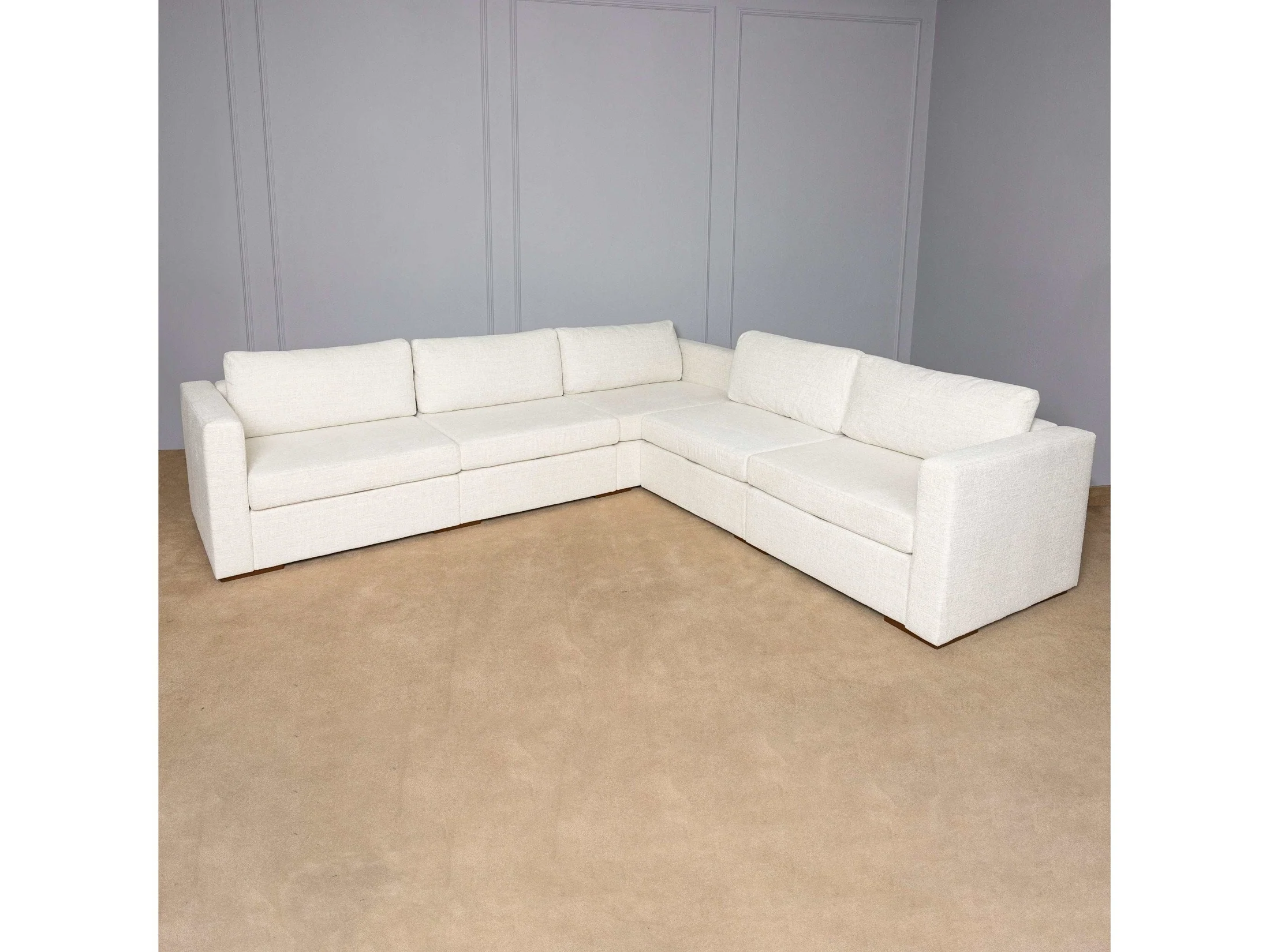 Lego Divan Ivory Modular Sectional Pre-Sets