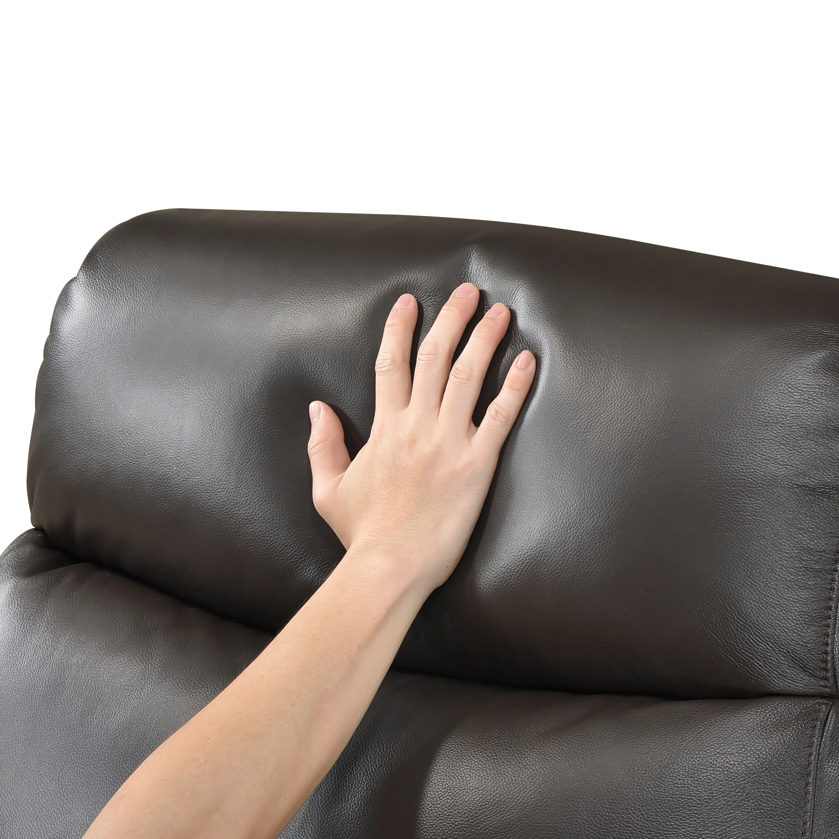 Leif Dark Drown Power Reclining Chair - Image 3