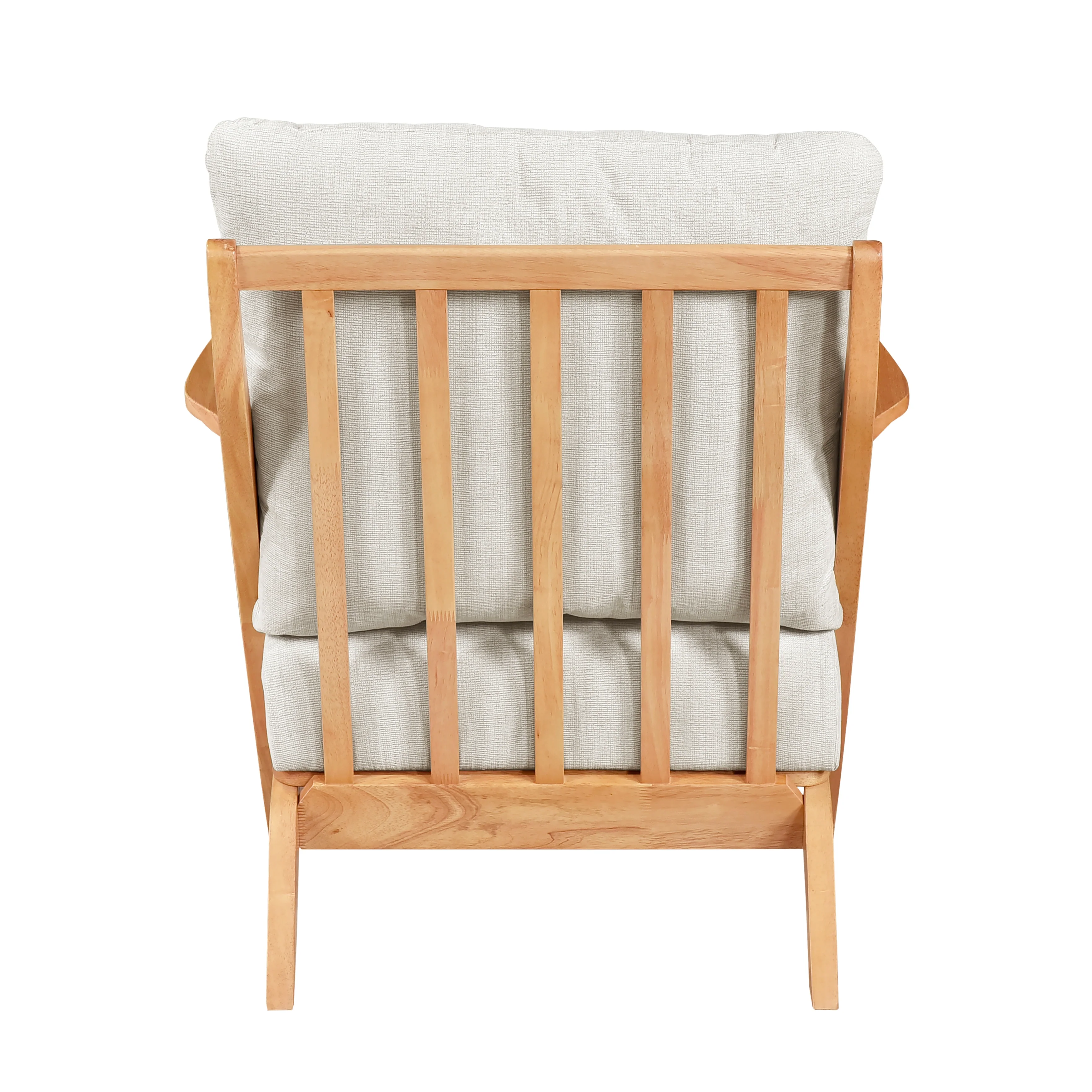 Lennox Beige Natural Accent Chair - Image 5