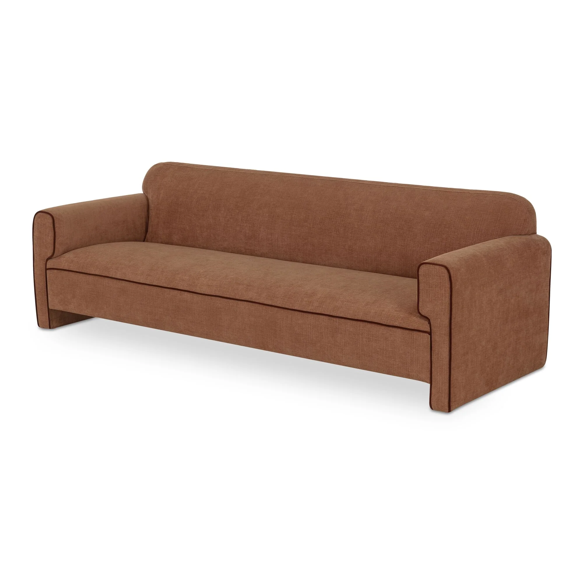 Leo Light Brown Sofa - Image 4