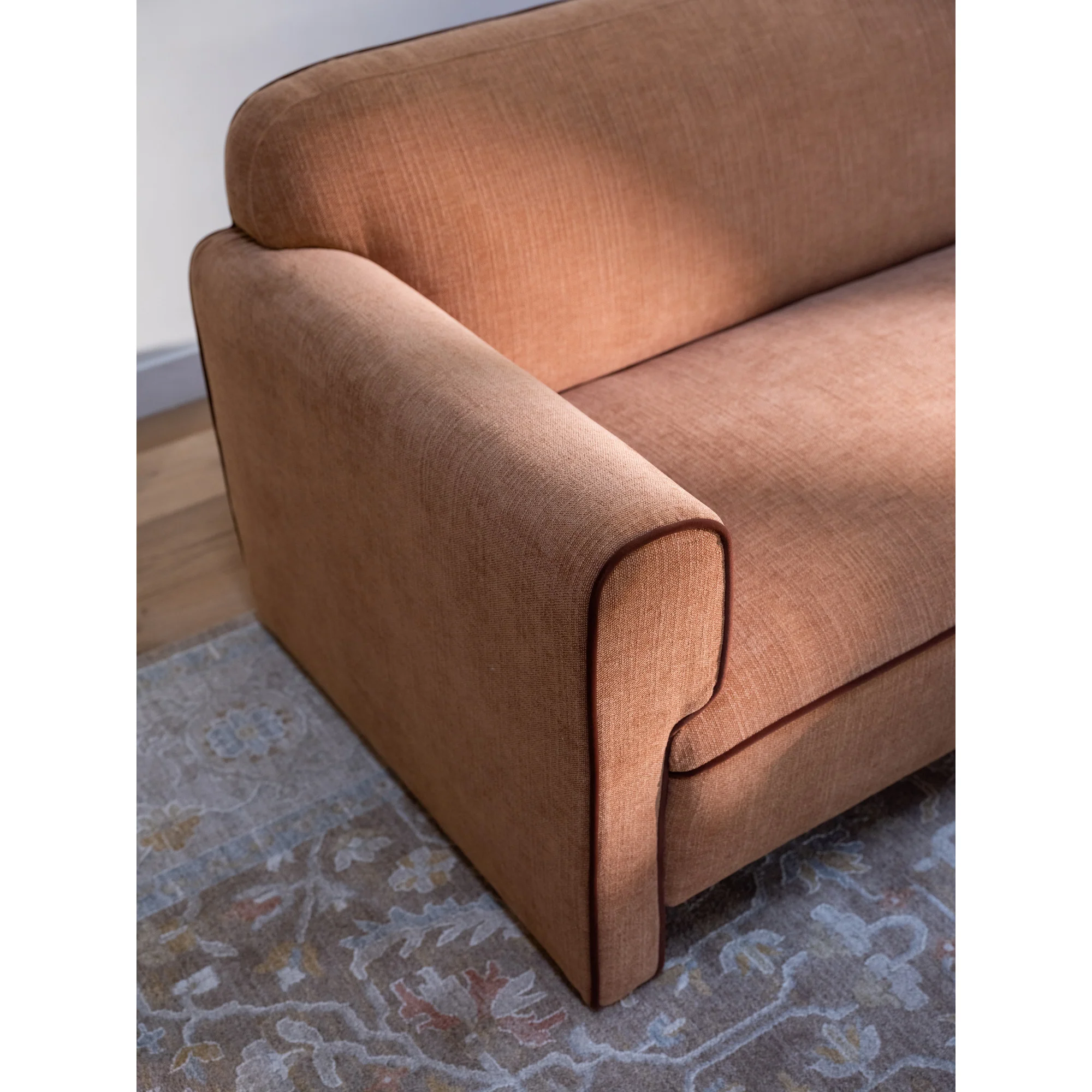 Leo Light Brown Sofa - Image 9
