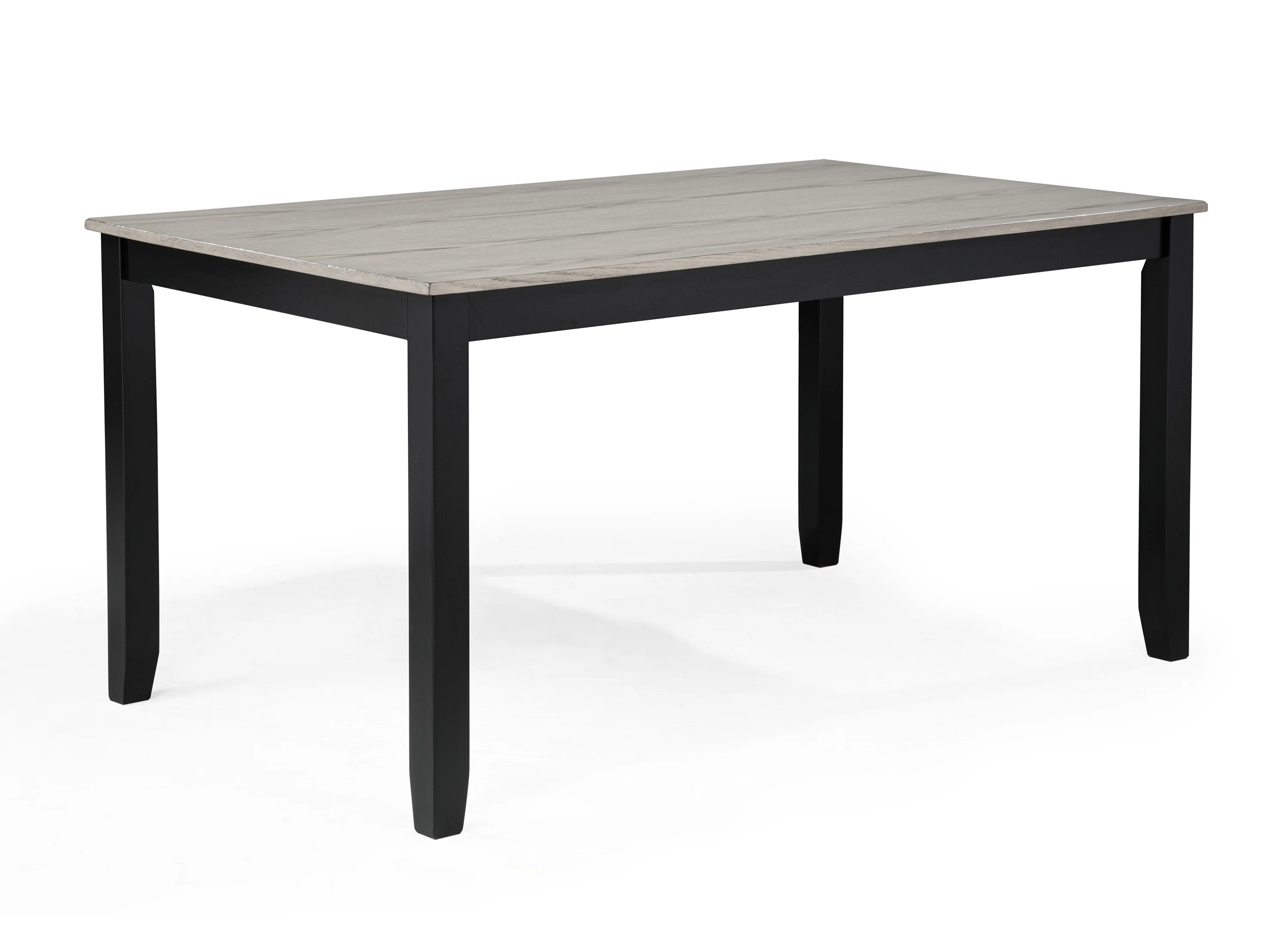 Lester Light Grey 6-Piece Dining Set w/ Bench - Image 2