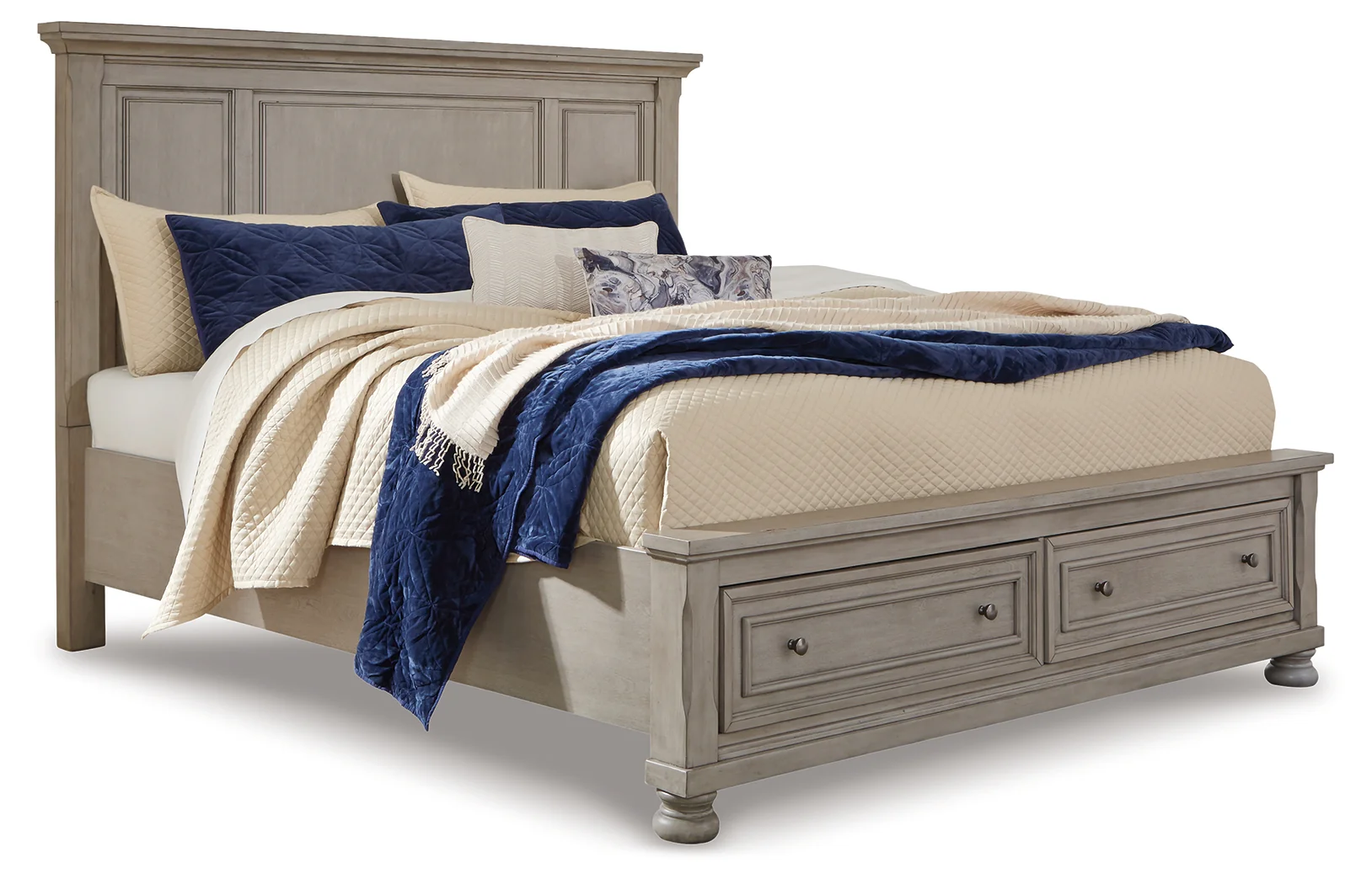 Lettner California King Panel Storage Bedroom Set with Dresser and Nightstand - Image 3