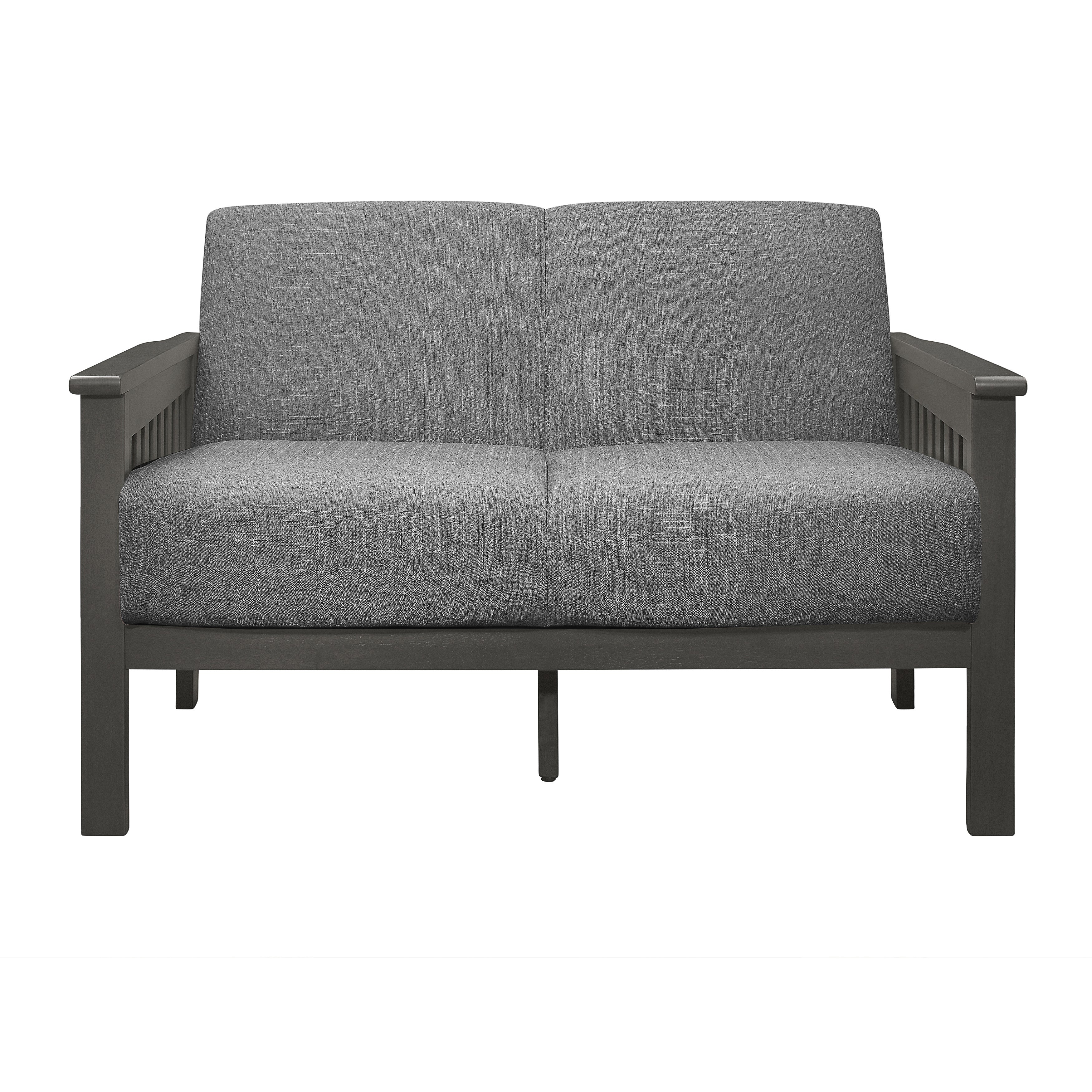 Lewiston Antique Gray / Gray Sofa & Loveseat - Image 5