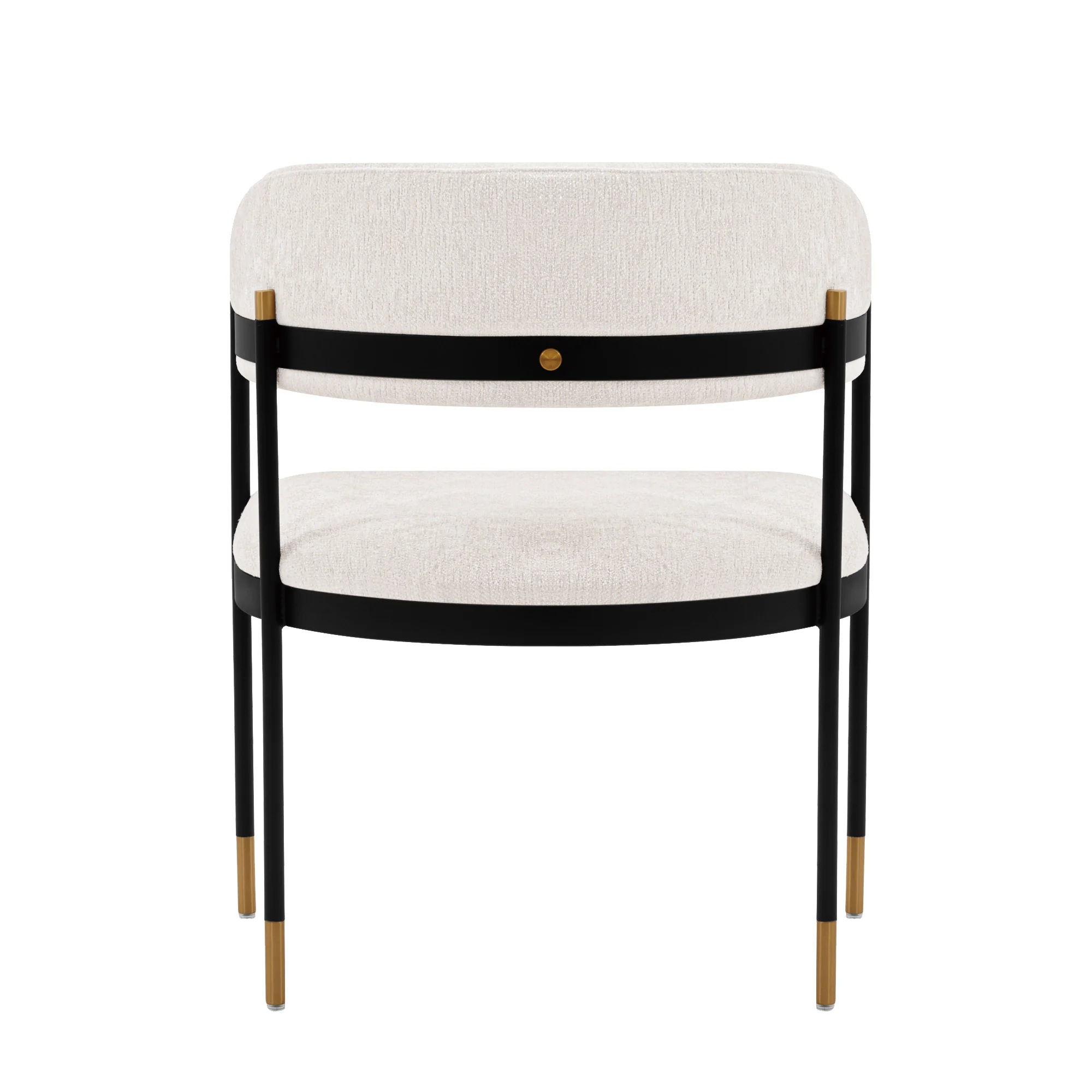 Lia Dining Armchair in Cream (Set of 2) - Image 8