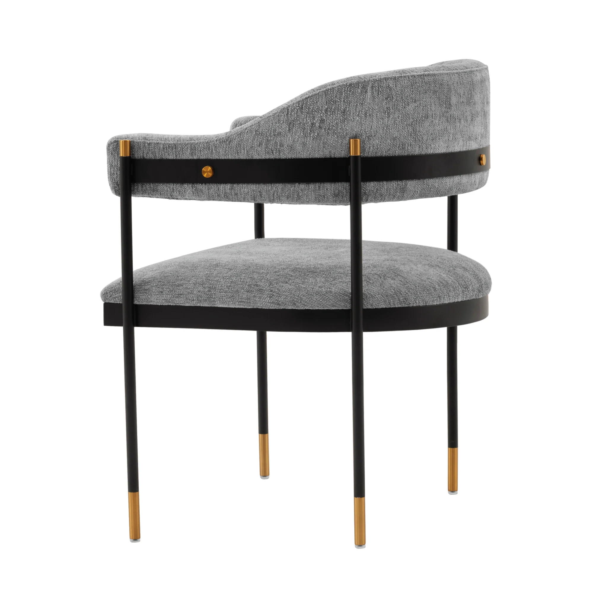 Lia Dining Armchair in Grey (set of 2) - Image 7