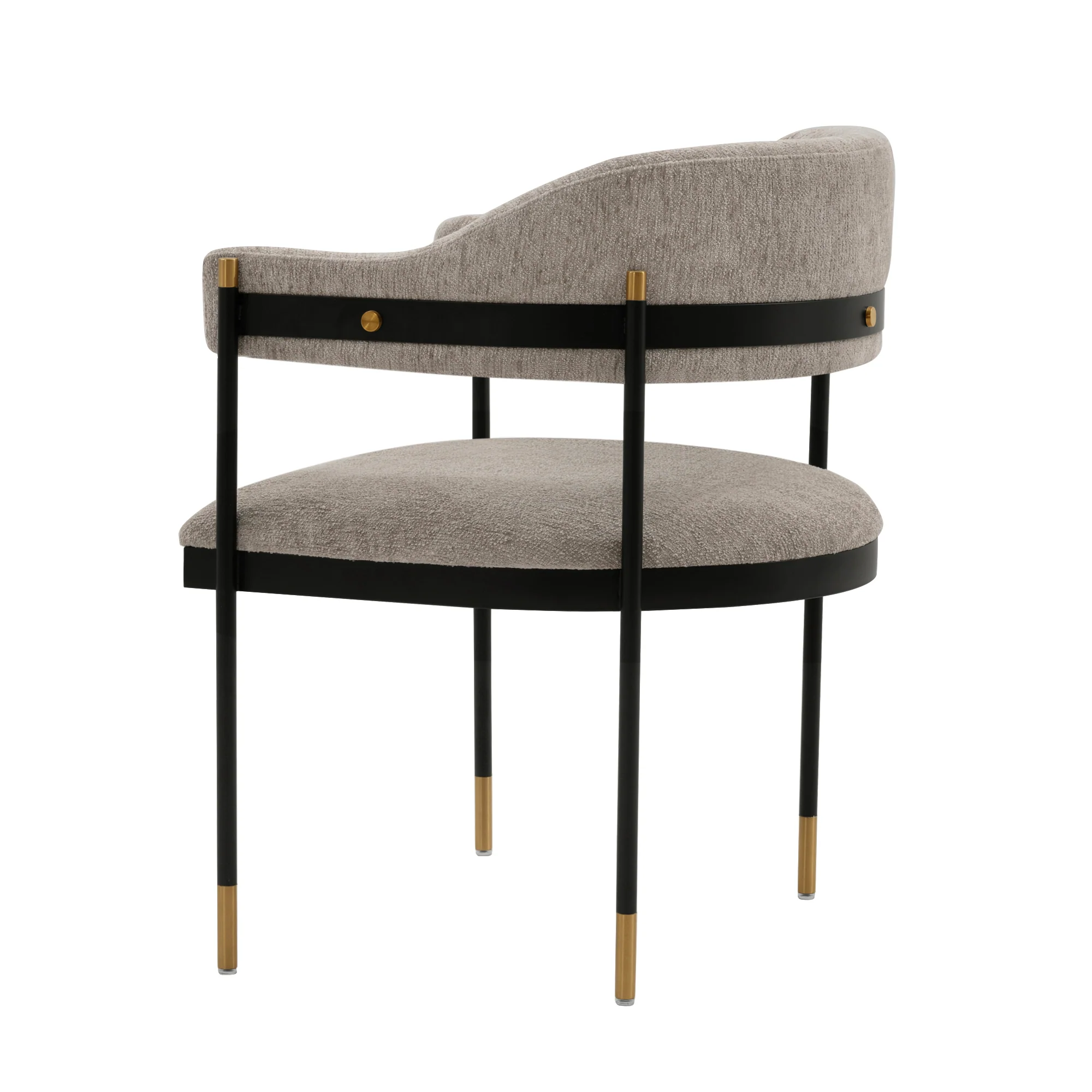 Lia Dining Armchair in Stone (set of 2) - Image 7