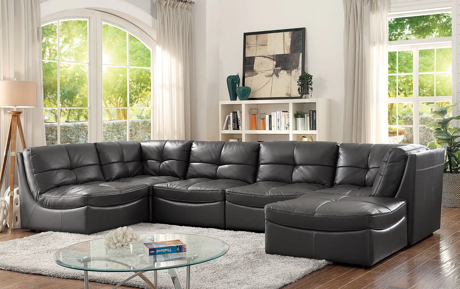 Libbie Gray Ottoman - Image 2
