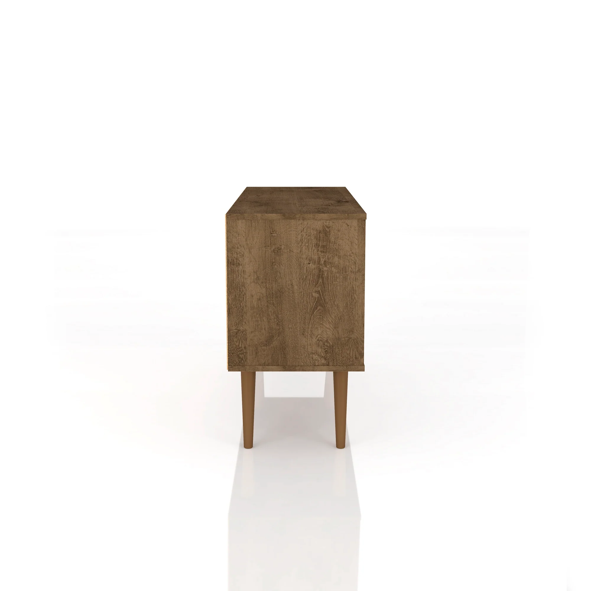 Liberty 42.52 TV Stand in Rustic Brown and Yellow - Image 5