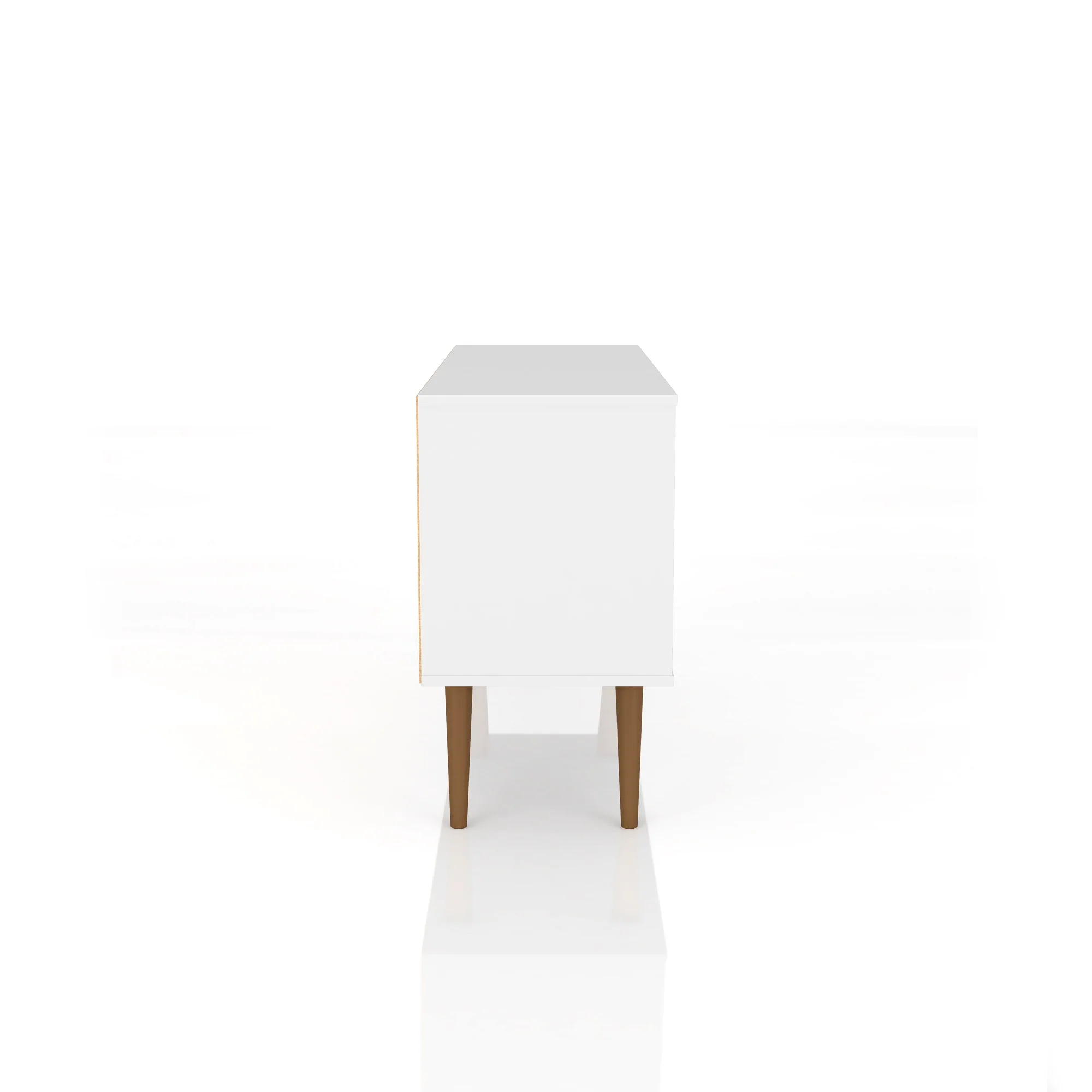 Liberty 42.52 TV Stand in White and Yellow - Image 5