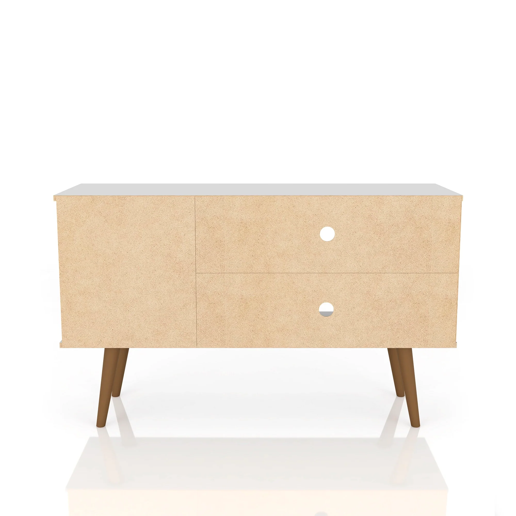 Liberty 42.52 TV Stand in White and Yellow - Image 8
