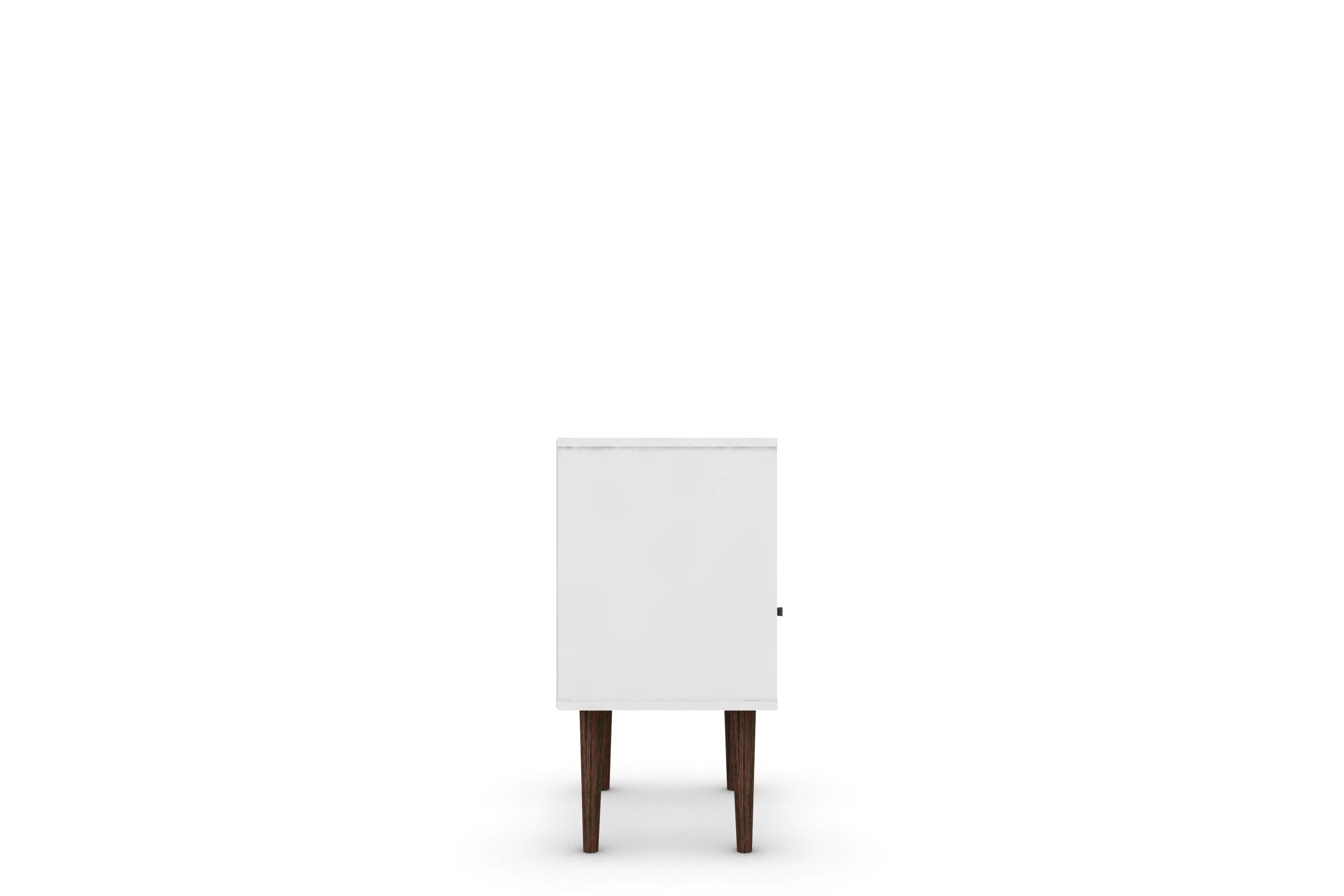Liberty Mid-Century Modern Nightstand 1.0 in White and Yellow - Image 5