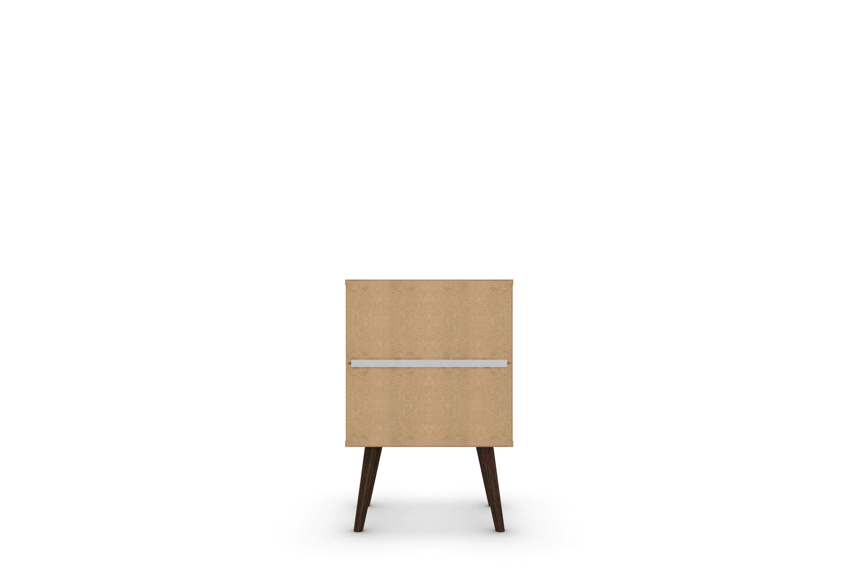 Liberty Mid-Century Modern Nightstand 1.0 in White and Yellow - Image 8