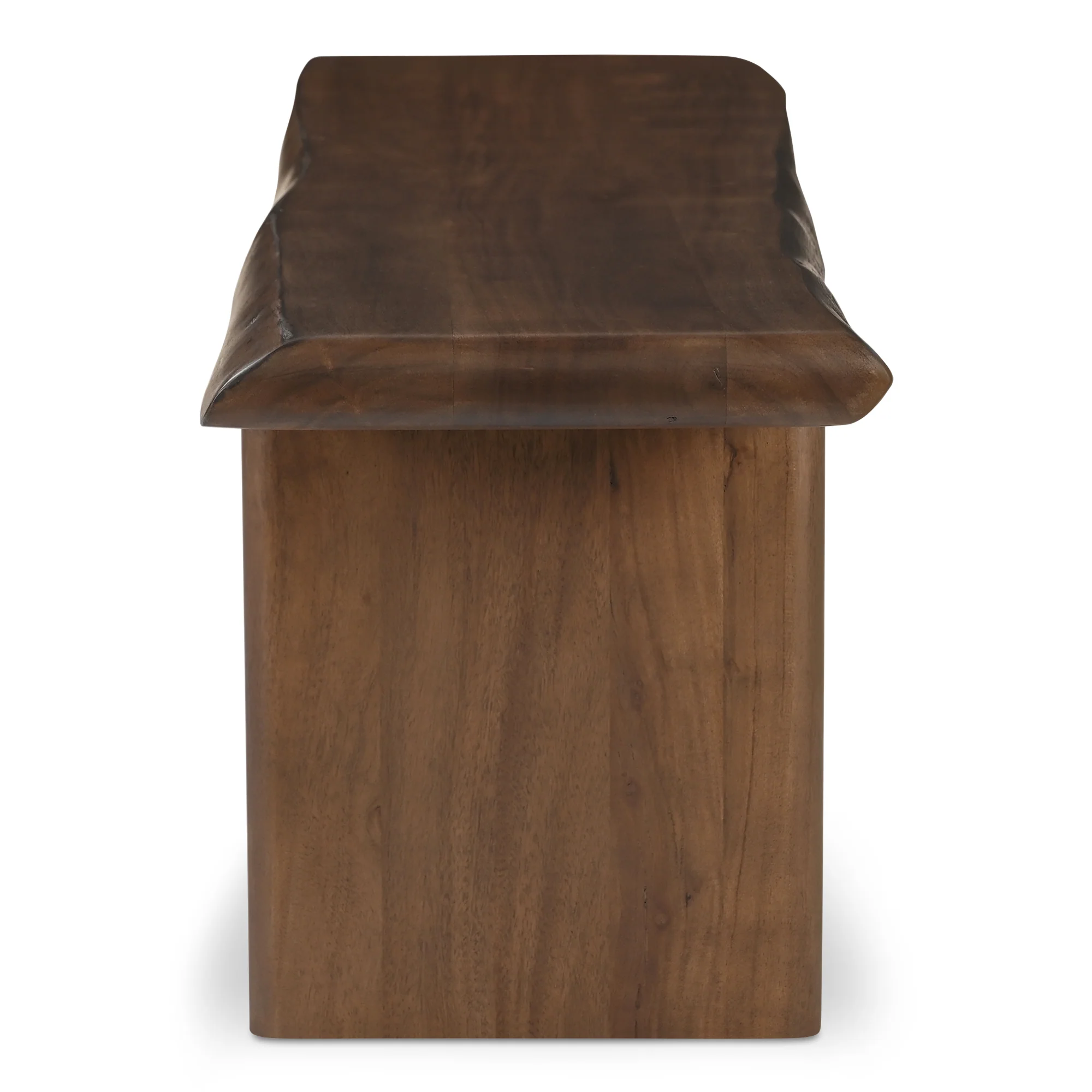 Lila Brown Small Dining Bench - Image 3