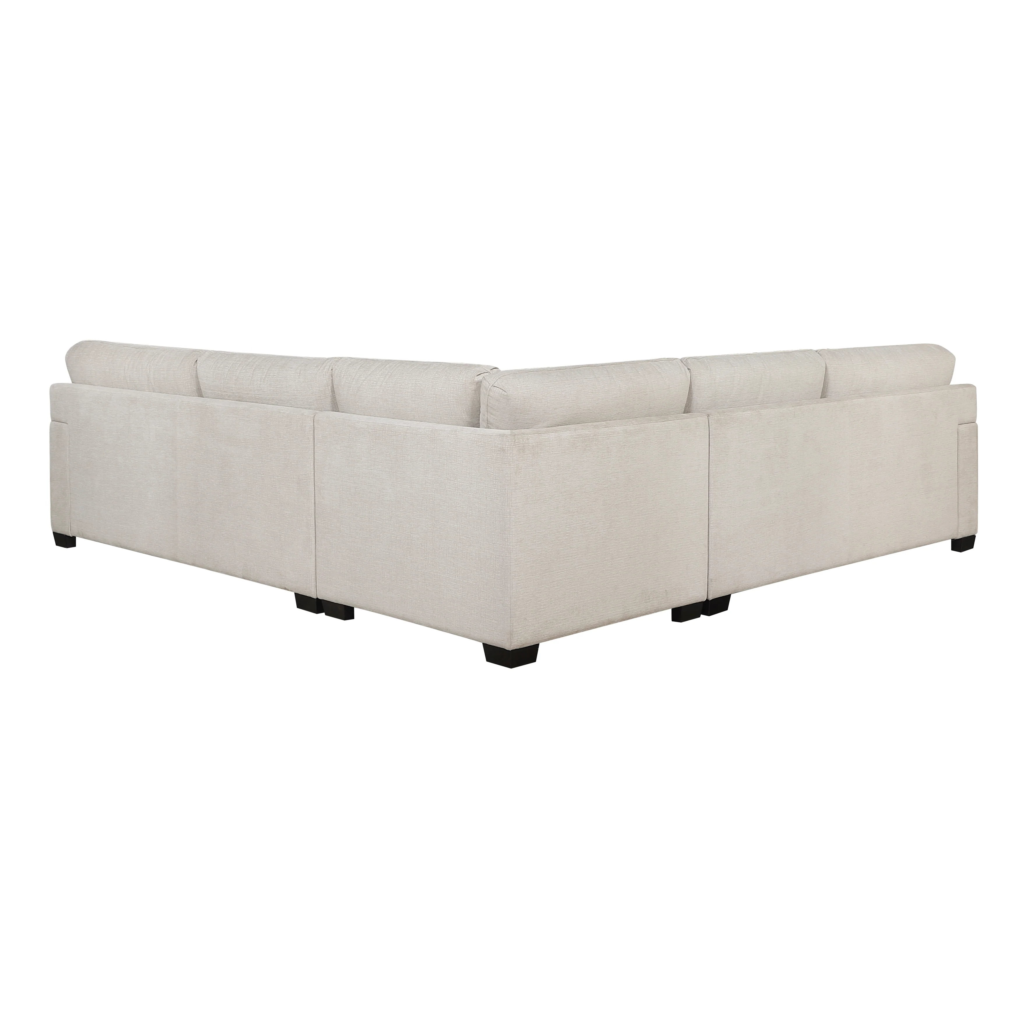 Lincoln Beige 3-Piece Sectional - Image 3