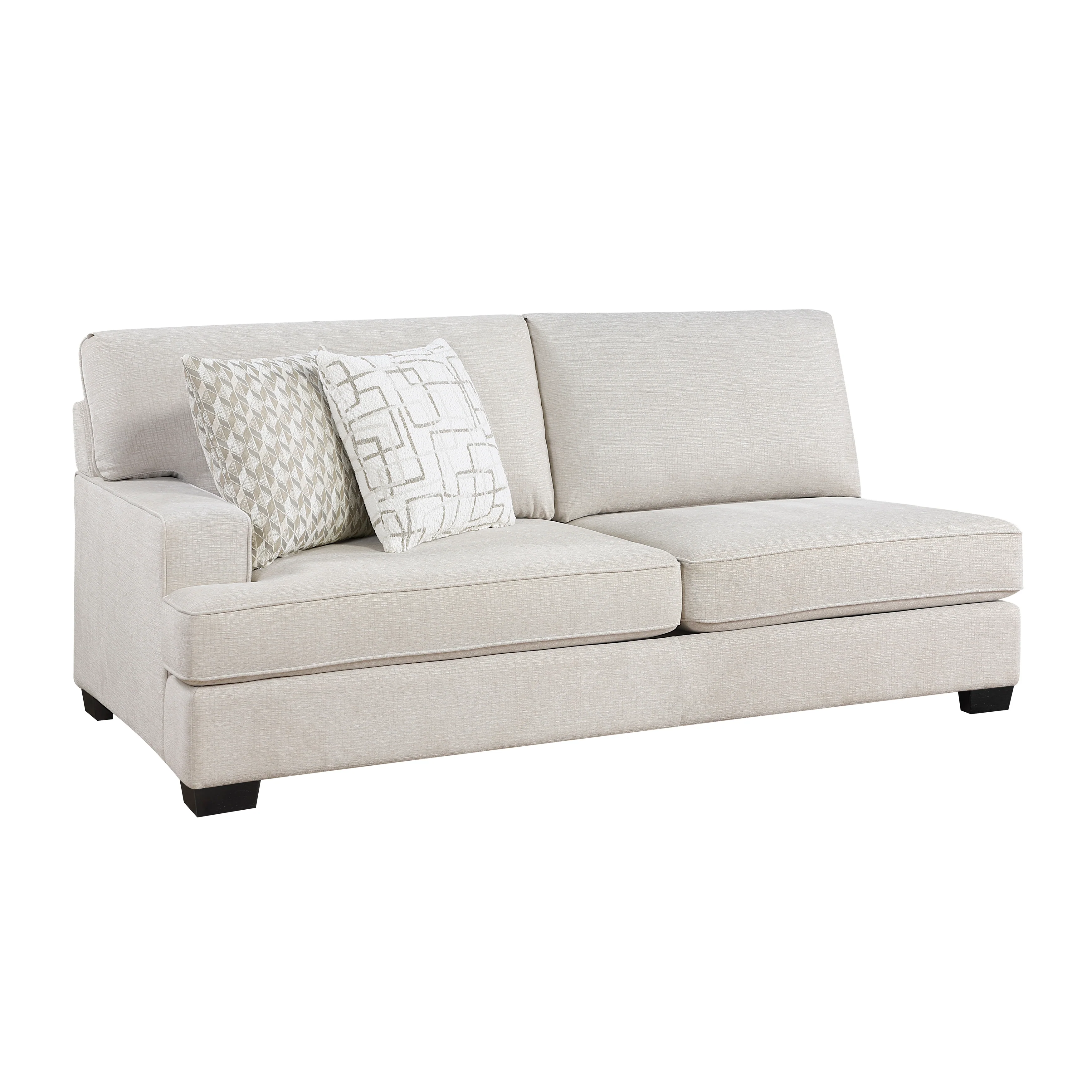 Lincoln Beige 3-Piece Sectional - Image 5
