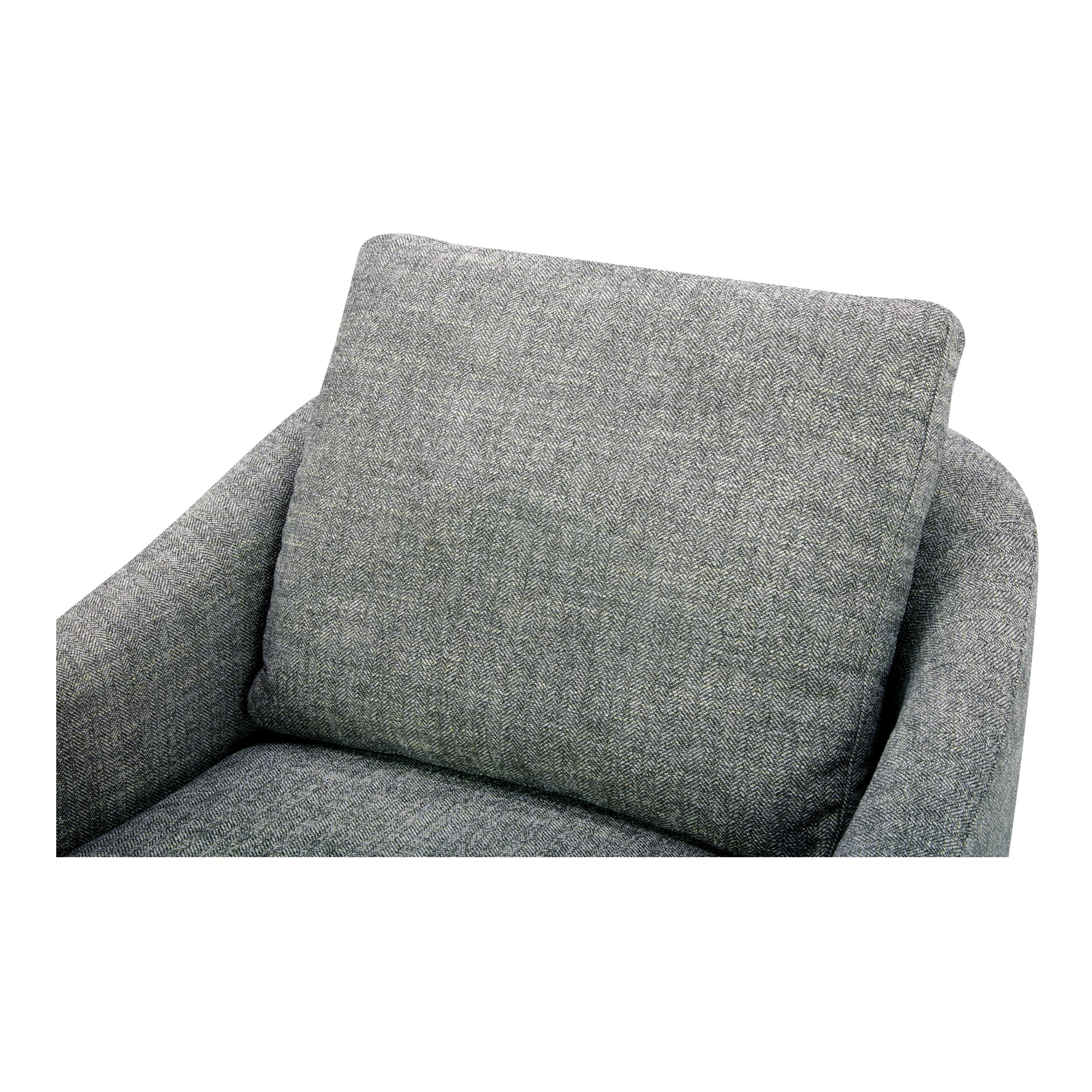 Linden Slated Moss Swivel Chair - Image 7