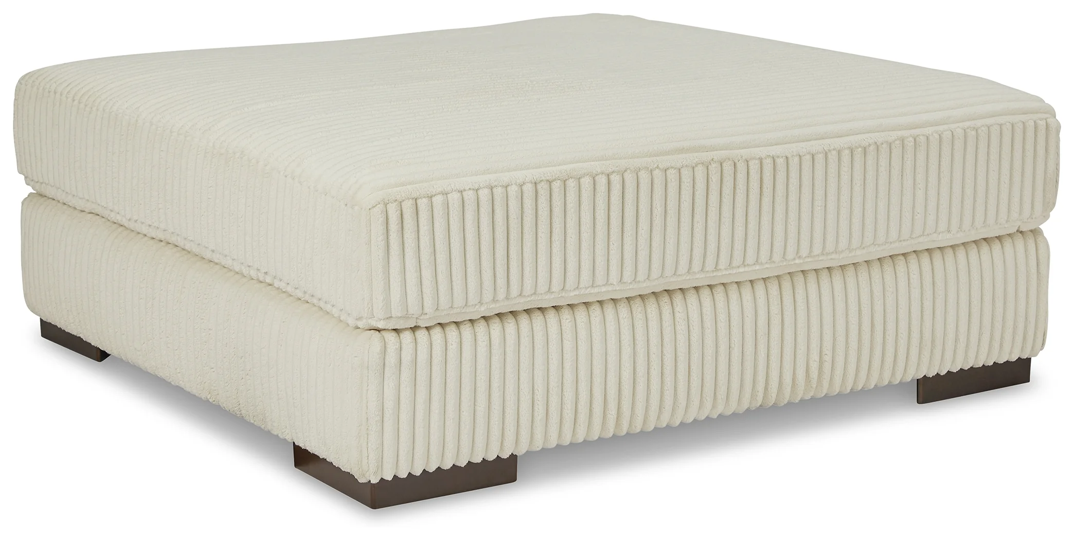 Lindyn Ivory 2-Piece Sectional, Chaise and Oversized Ottoman - Image 3