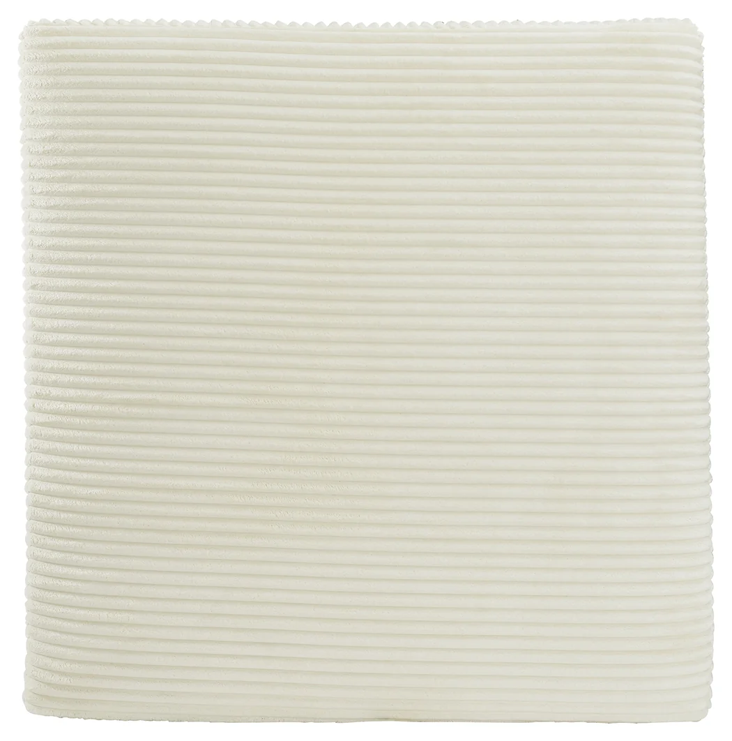 Lindyn Ivory 2-Piece Sectional, Chaise and Oversized Ottoman - Image 4