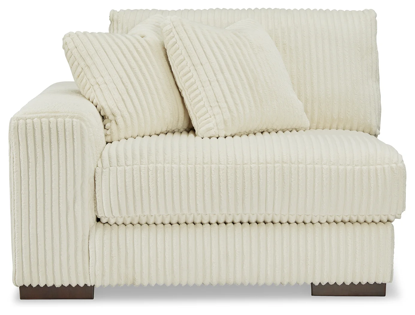 Lindyn Ivory 2-Piece Sectional, Chaise and Oversized Ottoman - Image 9
