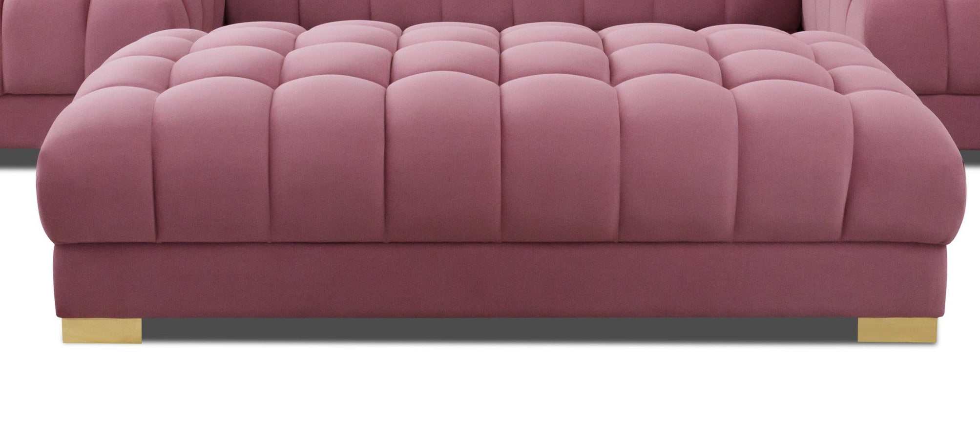 Lipa Velvet Ottoman - Image 4