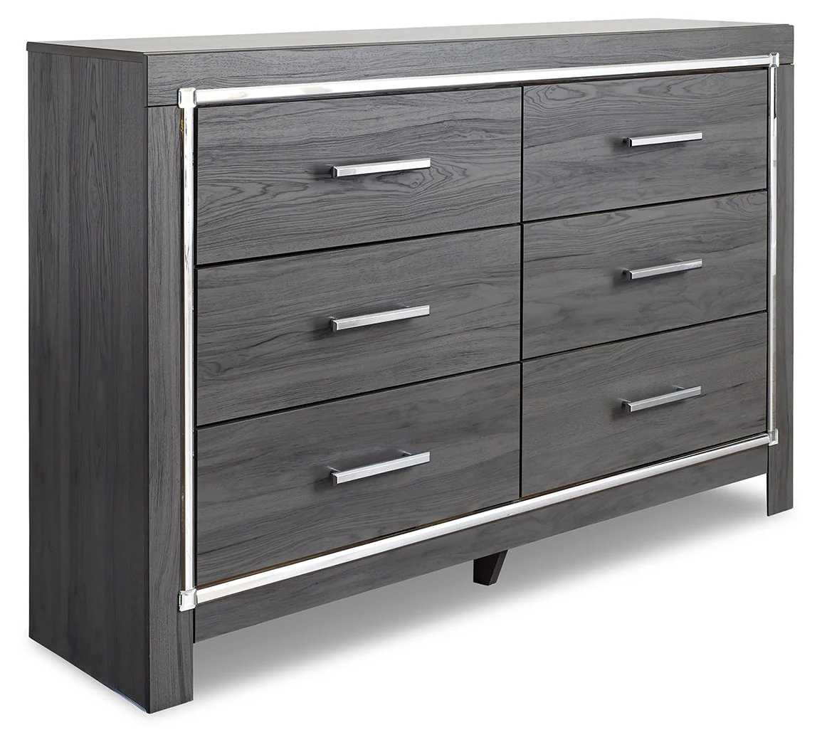 Lodanna Gray Full Panel Storage Bedroom Set with Dresser (Online Special Price) - Image 2