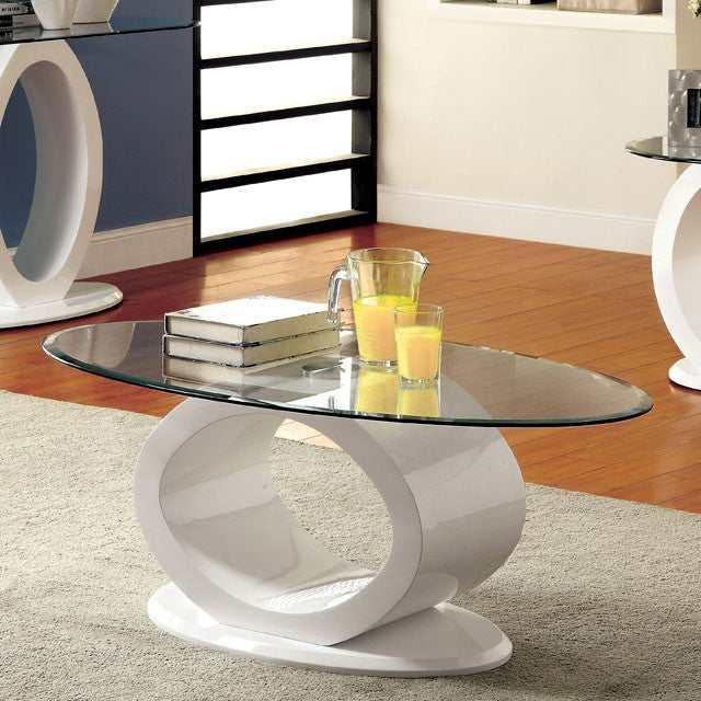 Lodia White Coffee Table - Image 2