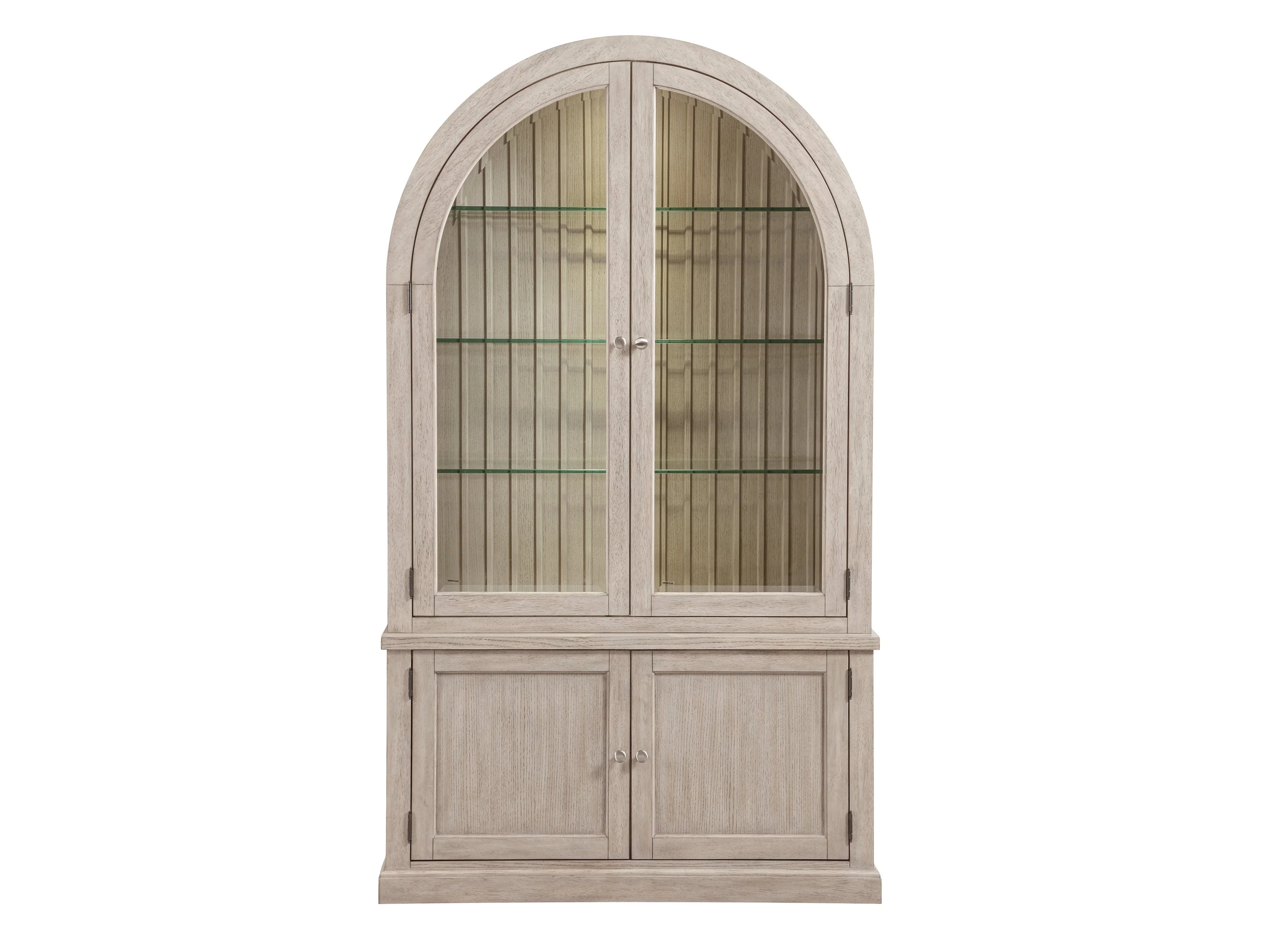 Lofton Light Gray Curio