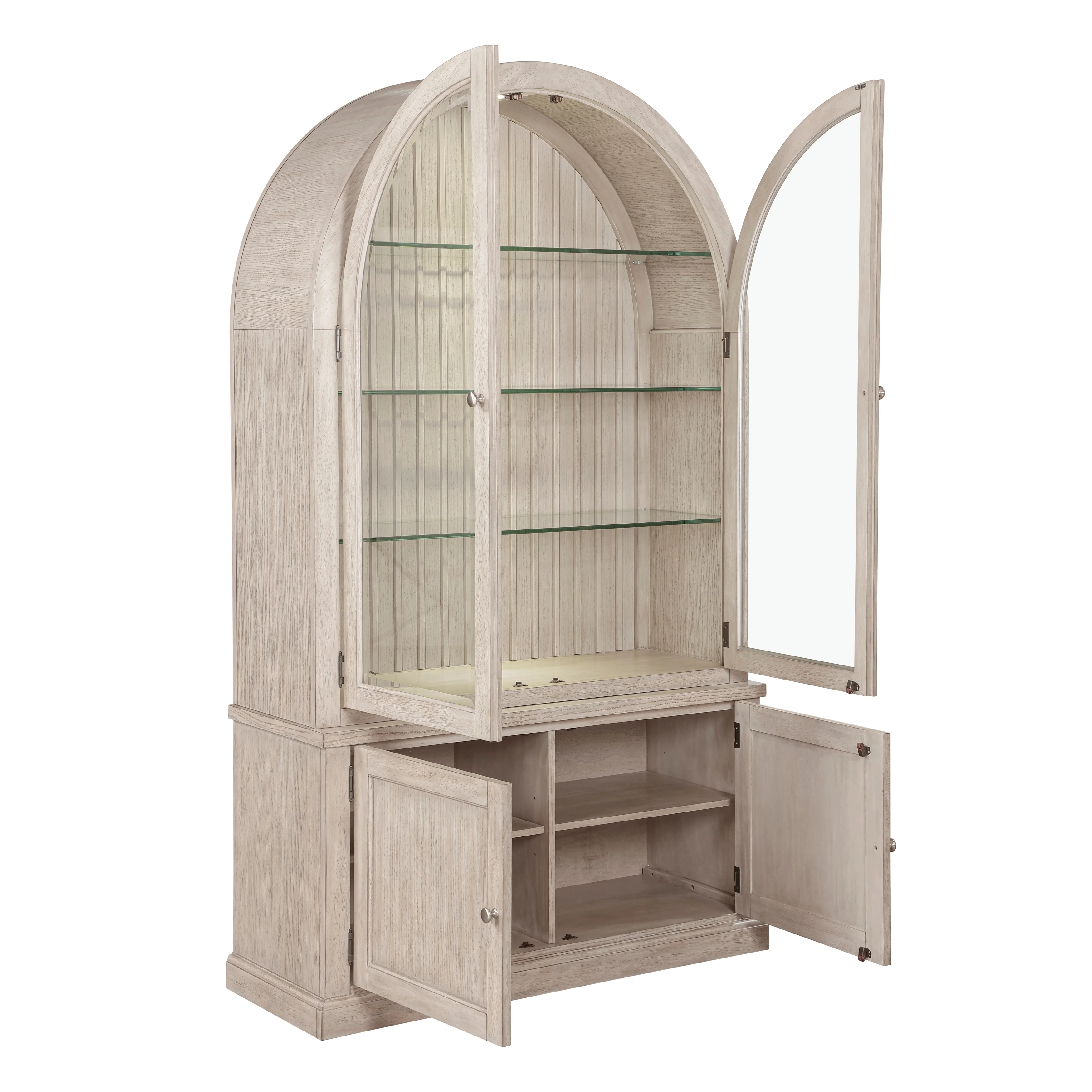 Lofton Light Gray Curio - Image 4