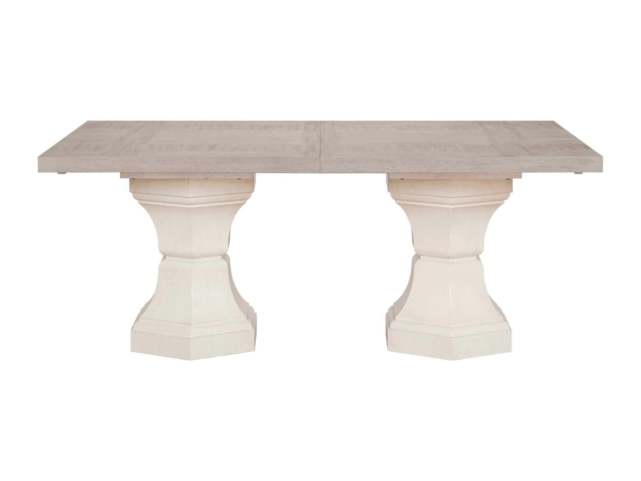 Lofton Light Gray / White Dining Table