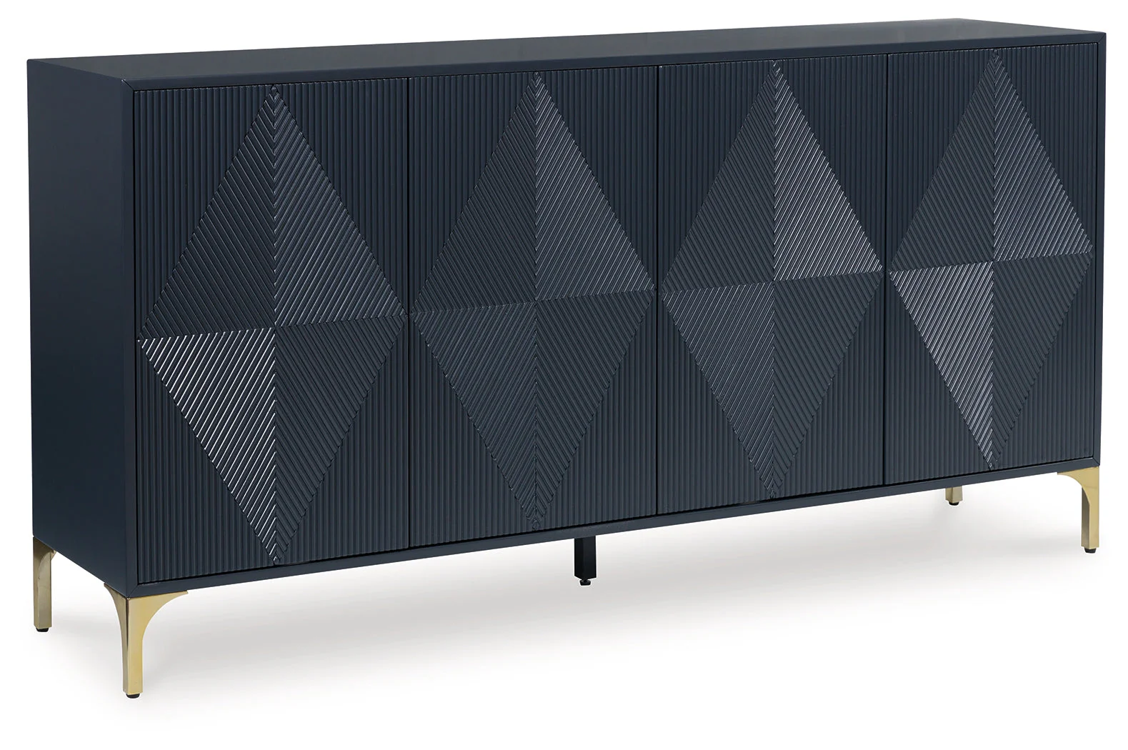 Loirwick Dark Blue Accent Cabinet (Online Special Price) - Image 2